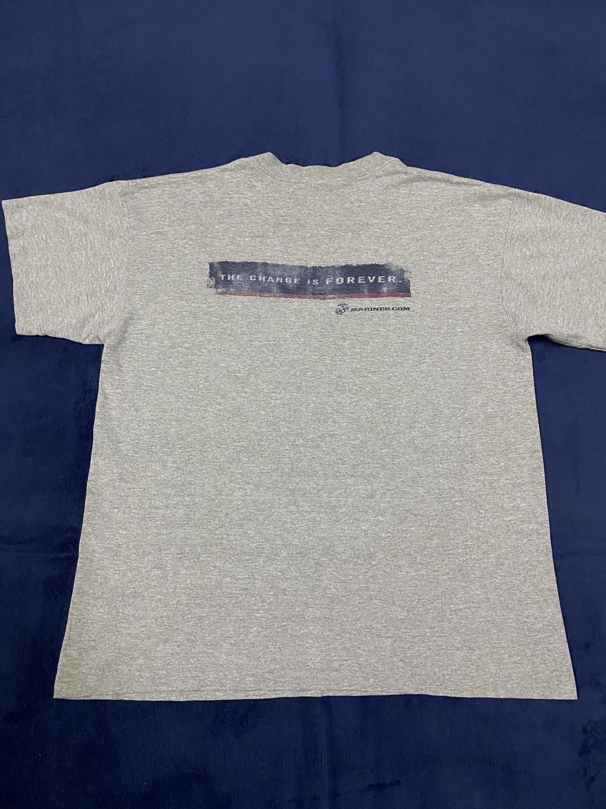 Vintage Vintage 90s Marines Tee Size US L / EU 52-54 / 3 - 4 Thumbnail