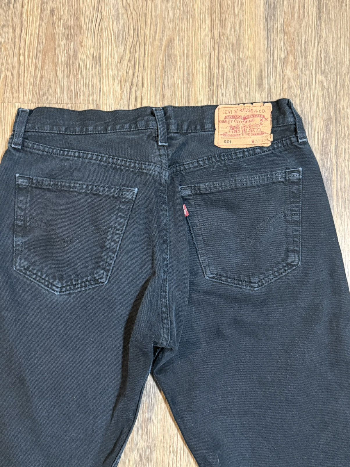 Levi's Vintage Clothing Vintage black 501 Levis Size US 30 / EU 46 - 4 Thumbnail