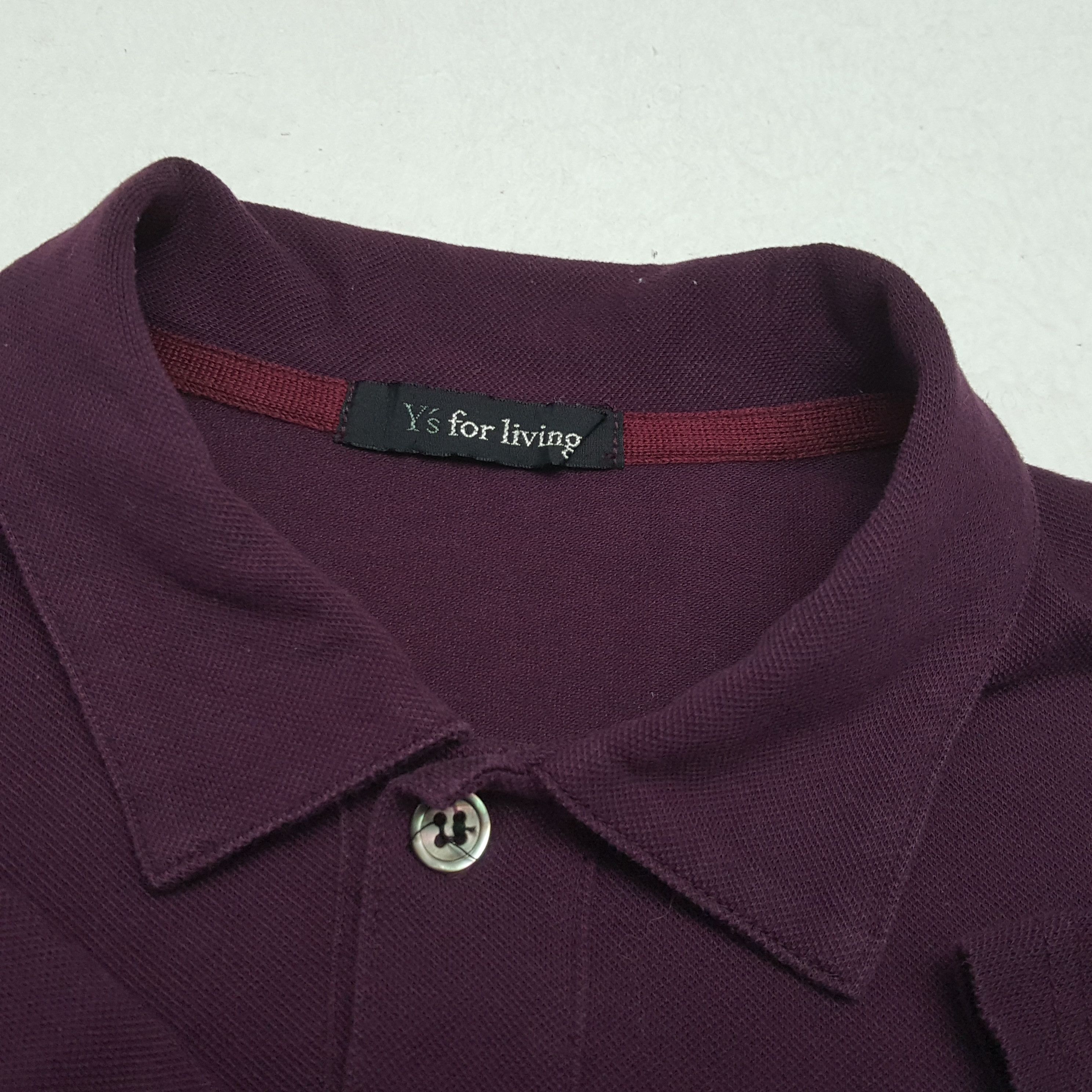 Vintage × Y's × Yohji Yamamoto Y'S FOR LIVING by YOHJI YAMAMOTO Japanese Designer Polos Size S / US 4 / IT 40 - 7 Thumbnail
