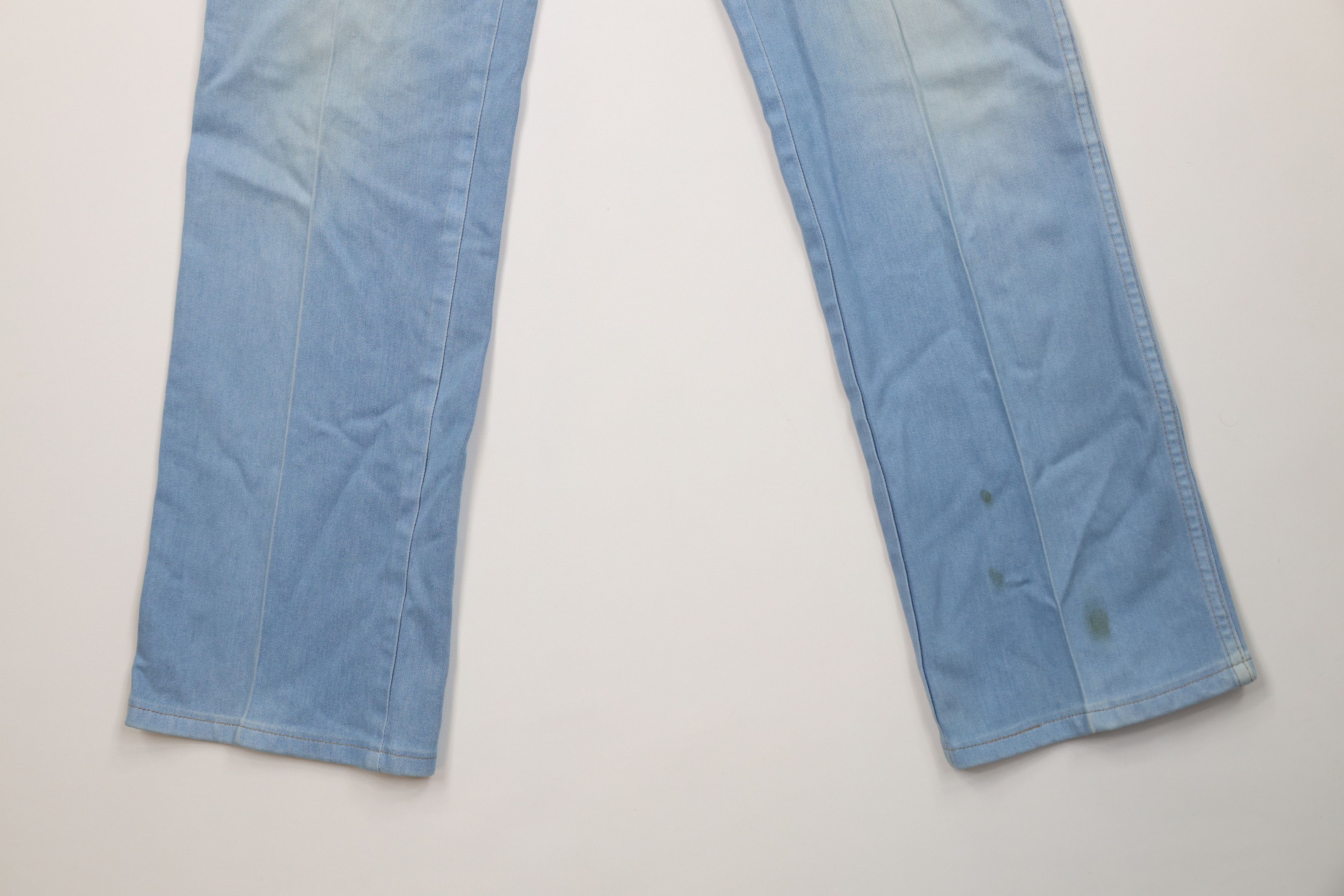 Vintage Vintage 70s Streetwear Flared Bootcut Denim Jeans Blue USA Size US 30 / EU 46 - 4 Thumbnail