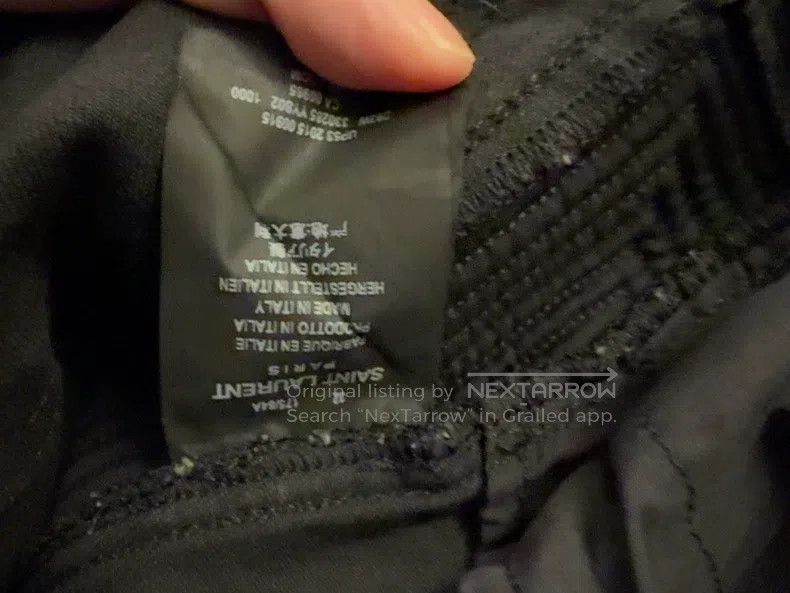 Saint Laurent Paris Saint Laurent Paris Moto Pants Size US 27 - 3 Thumbnail