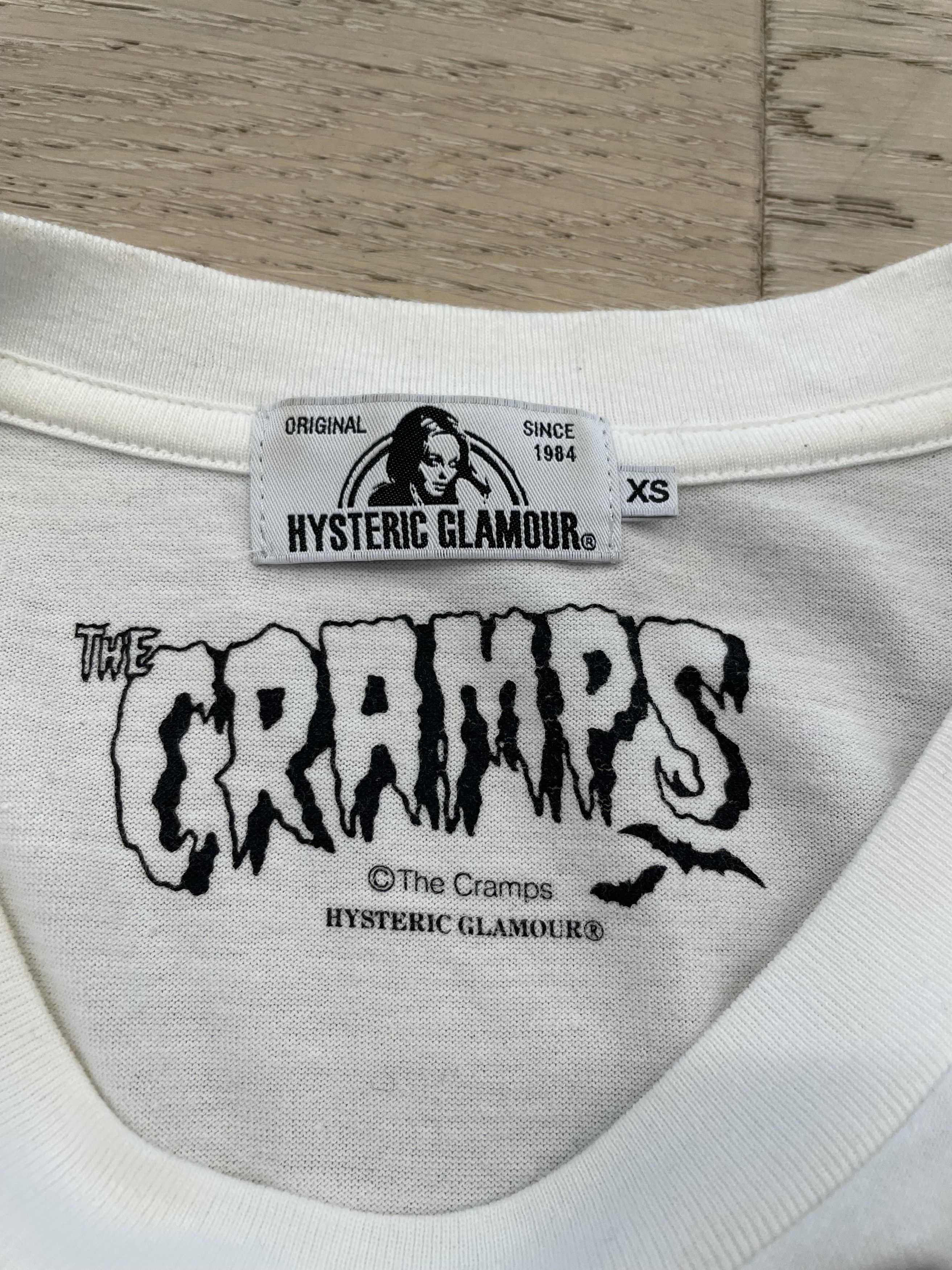 Hysteric Glamour hysteric glamour "the cramps" tee Size US XS / EU 42 / 0 - 2 Thumbnail