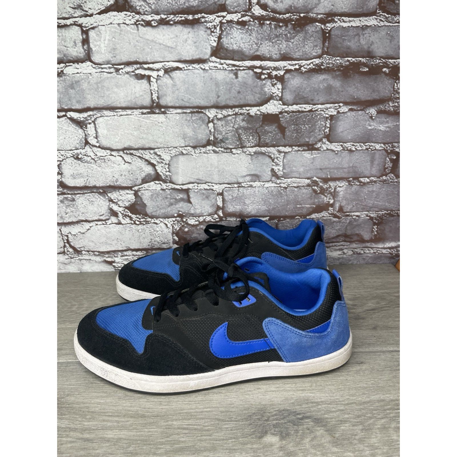 Nike Nike Alleyoop SB Royal Blue Black Synthetic Skate Shoes Men’ Size US 10.5 / EU 43-44 - 18 Thumbnail