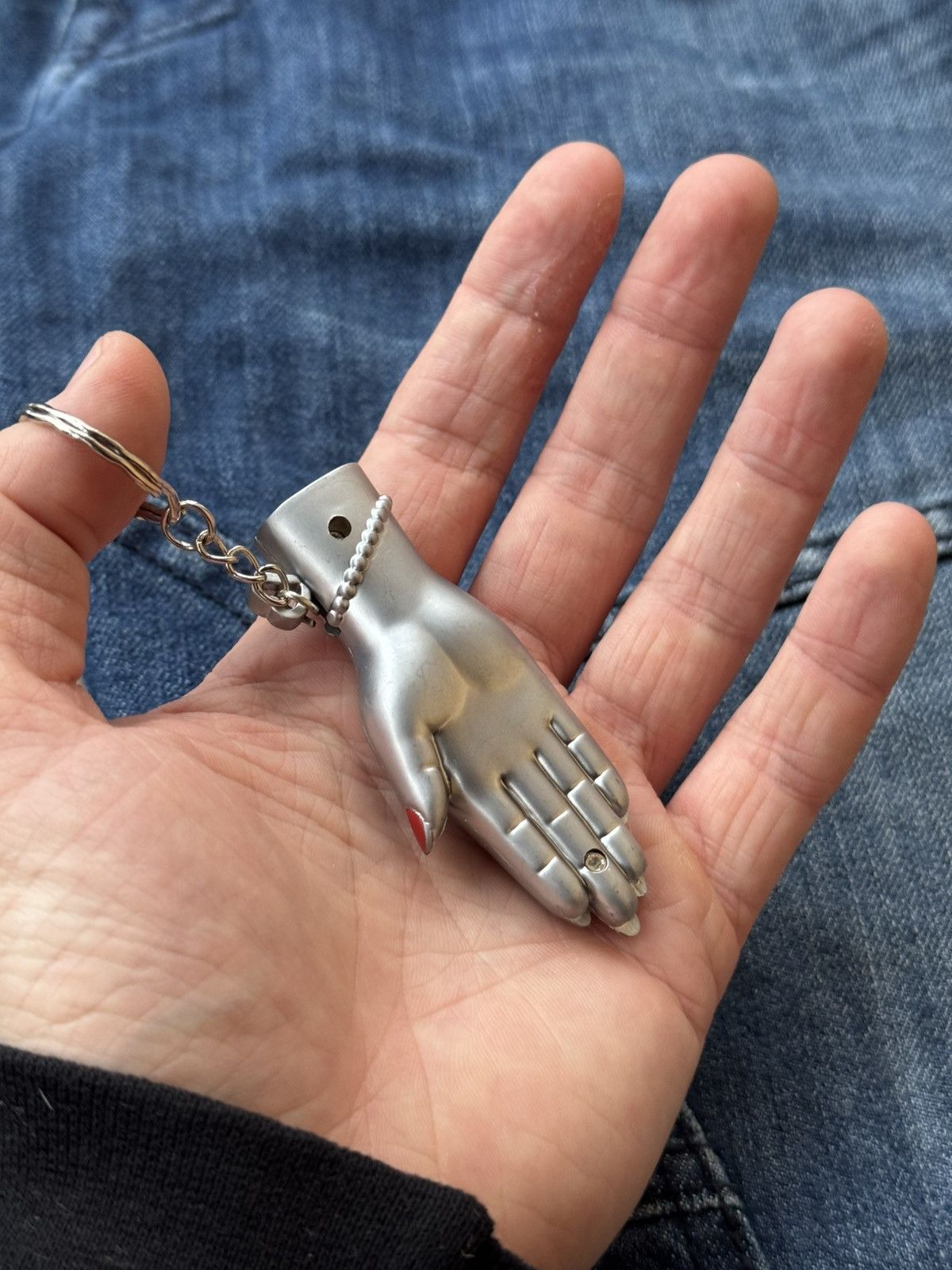 Japanese Brand × Vintage 🤌🔥Vintage 90s Hand Cigar Lighter rare unisex keychain Size ONE SIZE - 4 Thumbnail