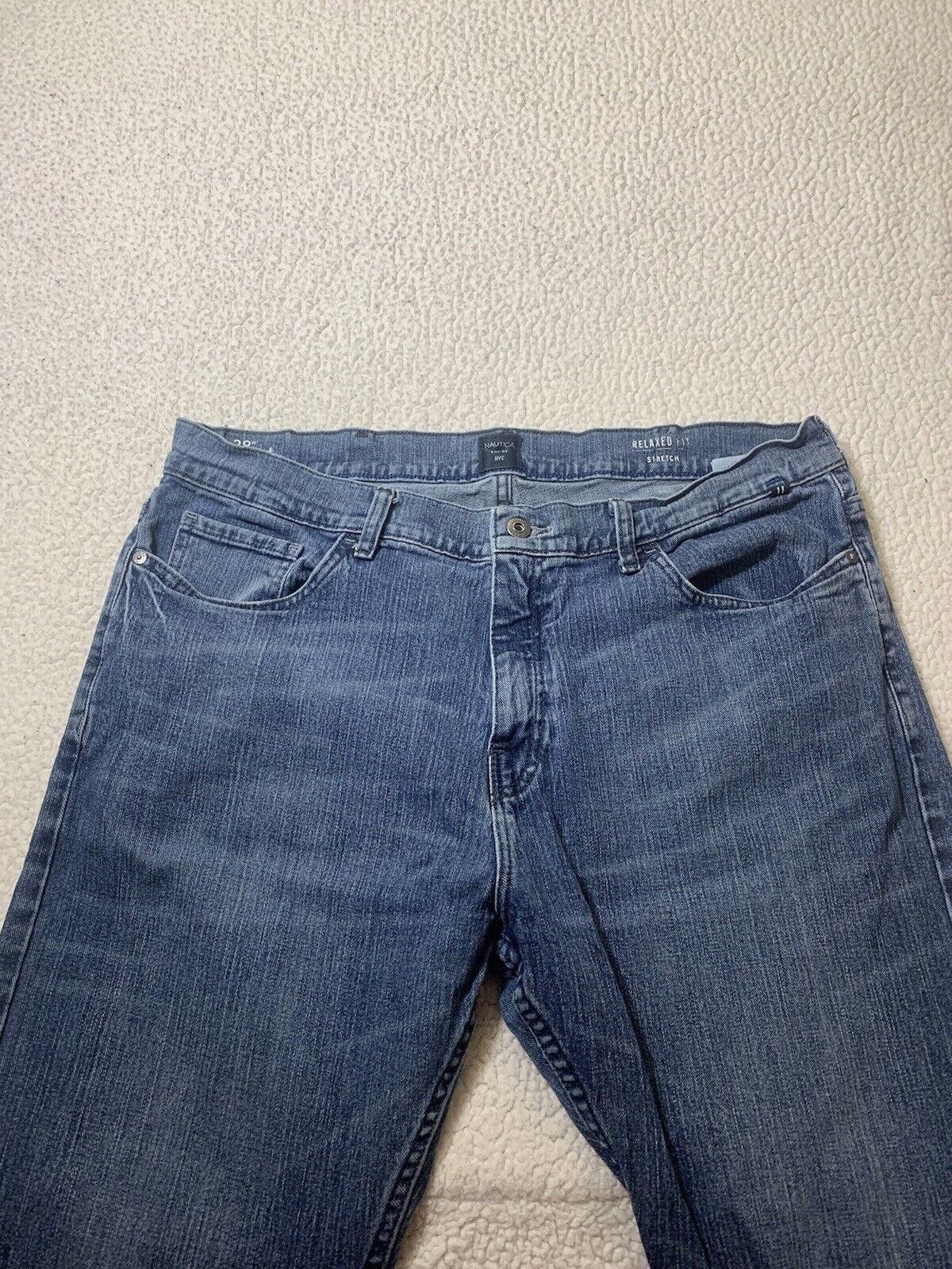 Nautica Nautica Jeans Men’s Size W38 32L Relaxed Fit Blue Stretch Size US 38 / EU 54 - 3 Thumbnail
