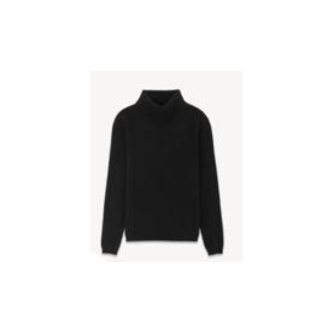 oc11z1125 Turtleneck Sweater in Cashmere in Black