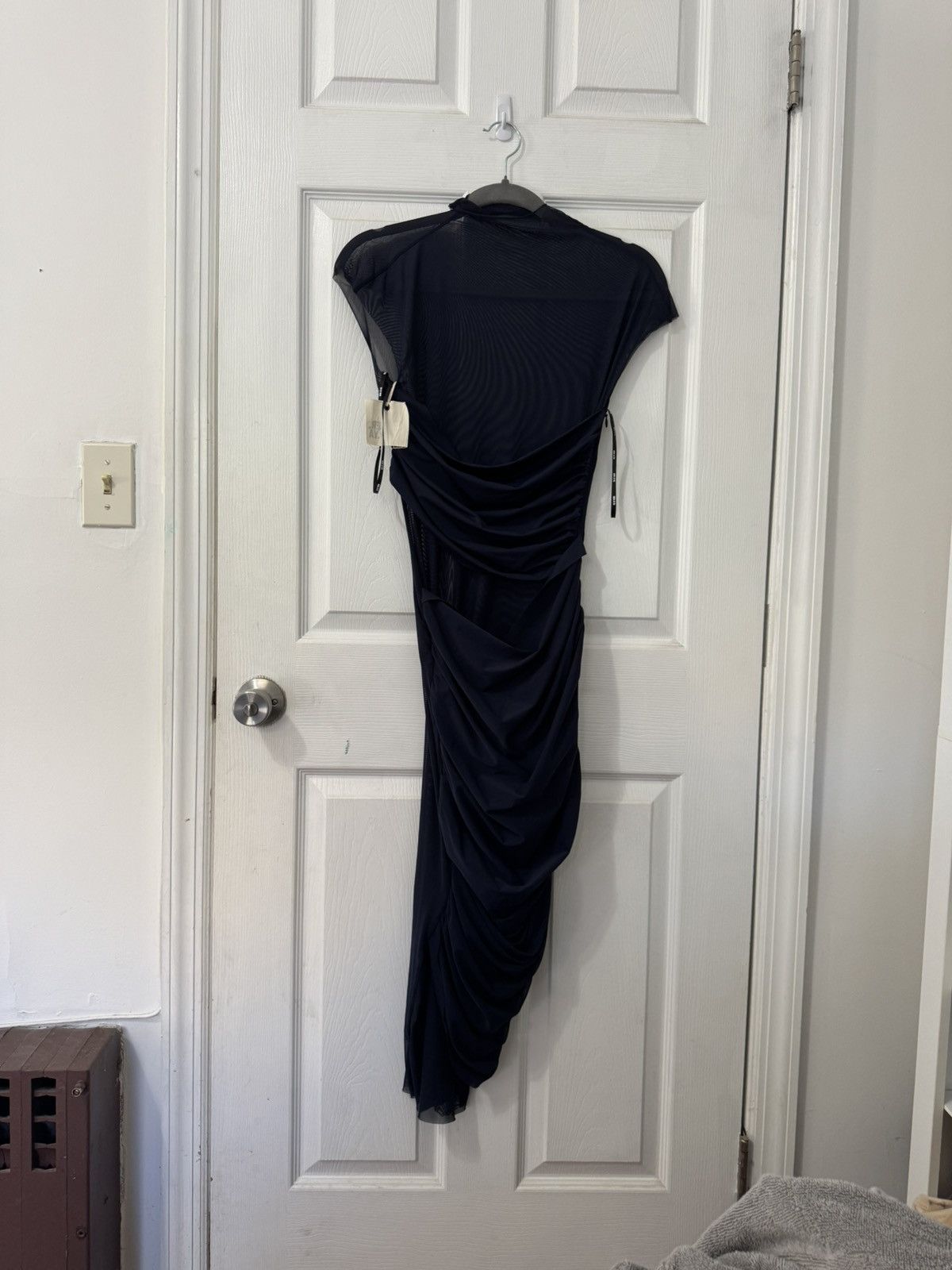 SER.O.YA SER.O.YA NWT Tabitha Mesh Ruched Midi Dress SIZE MEDIUM Size M / US 6-8 / IT 42-44 - 5 Thumbnail