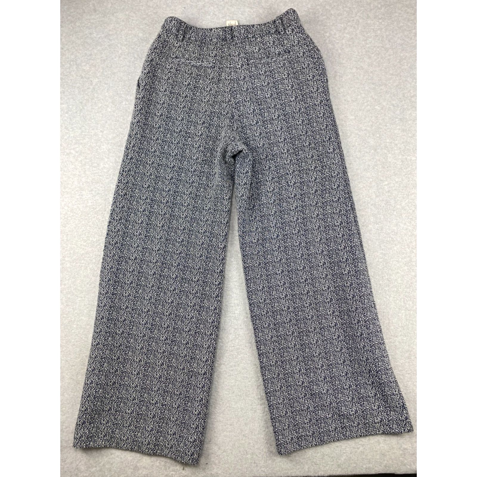 Anthropologie VINTAGE Anthropologie Cartonnier Pants 6 Blue Eliza Jacquard High Rise Wide Leg Boho Size 28" / US 6 / IT 42 - 6 Thumbnail