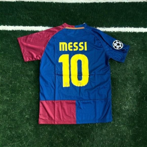 Nike Barcelona Soccer Jersey Lionel Messi #10 Retro Final UCL 200 Size US M / EU 48-50 / 2 - 1 Thumbnail