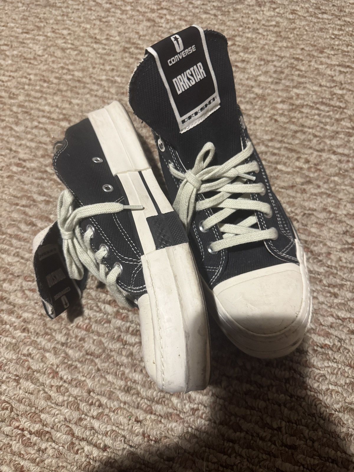 Converse × Rick Owens Drkshdw Low top rick owens Size US 8.5 / EU 41-42 - 1 Thumbnail