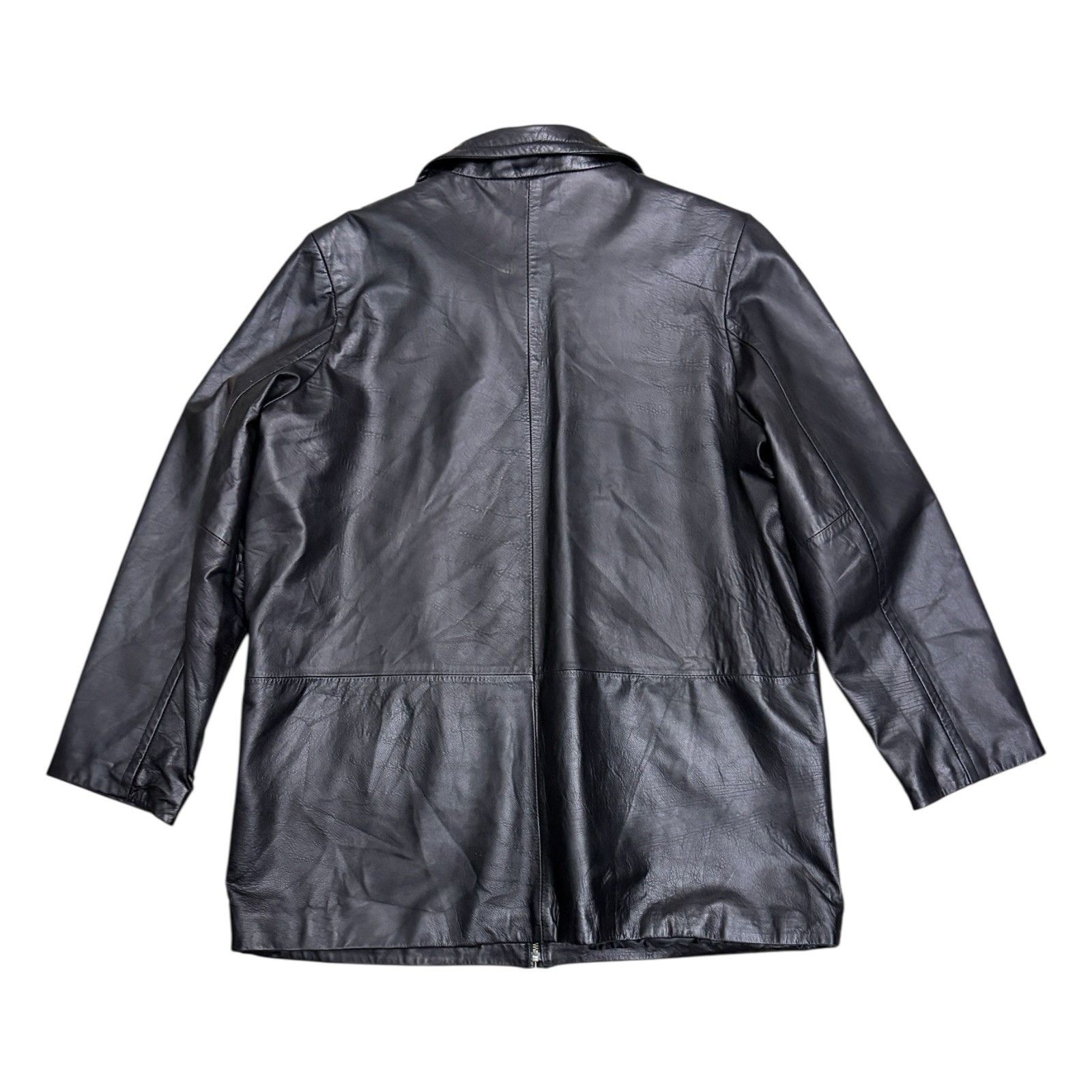 Other COLEBROOK Leather Business Casual Jacket Coat Womens 1X Size XL / US 12-14 / IT 48-50 - 4 Thumbnail