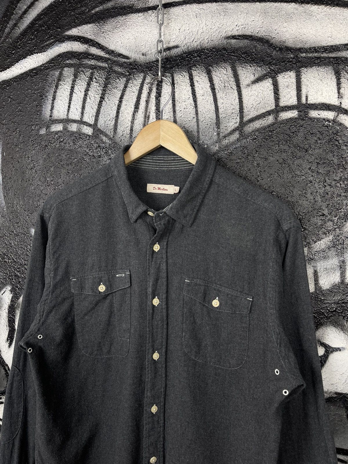Dr. Martens Vintage Dr.Martens Casual Workers Shirt Men’s Size L Size US L / EU 52-54 / 3 - 3 Thumbnail