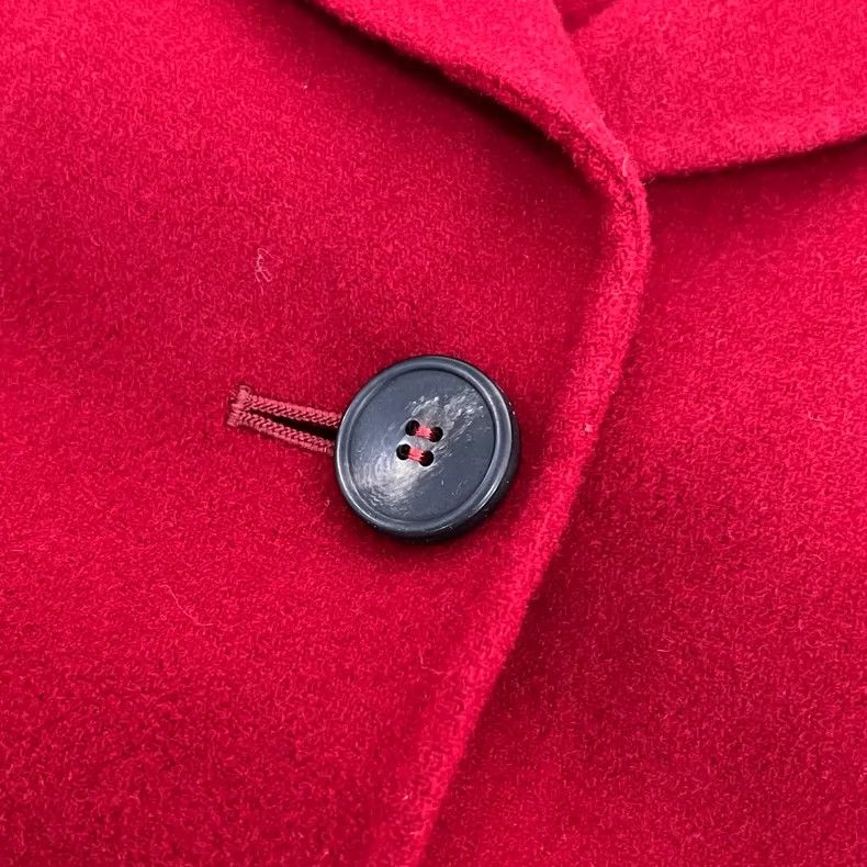 Max Mara Max Mara Red wool coat Size S / US 4 / IT 40 - 2 Thumbnail