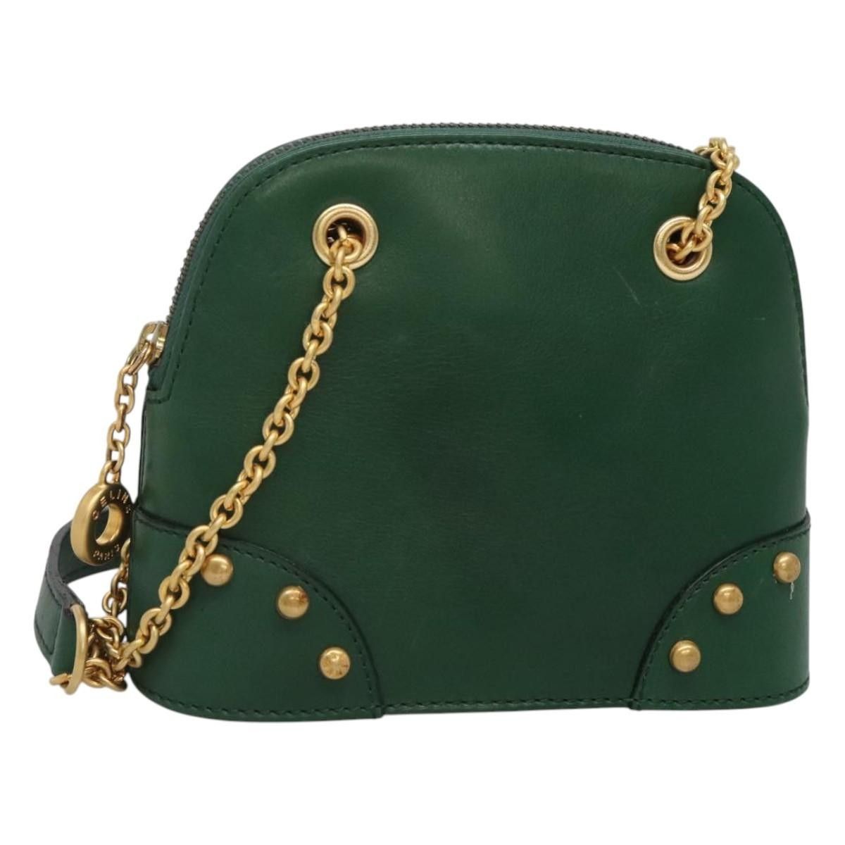 Celine Celine Chain Shoulder Bag Leather Size ONE SIZE - 1 Thumbnail