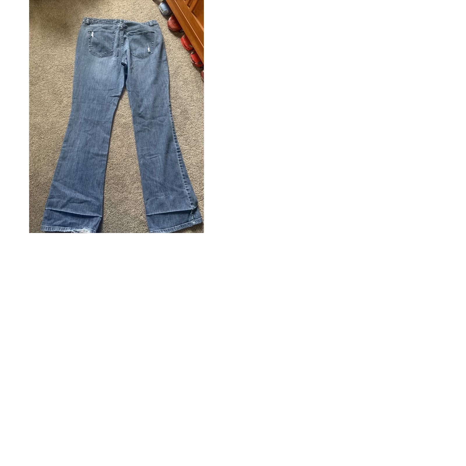 Vintage VINTAGE ELLE Womens Stretch Denim Boot Cut Jeans Size 14 Blue Denim Bootcut 31 Inseam Womens 14 Stretch Jeans Size 36" / US 14 / IT 50 - 9 Thumbnail