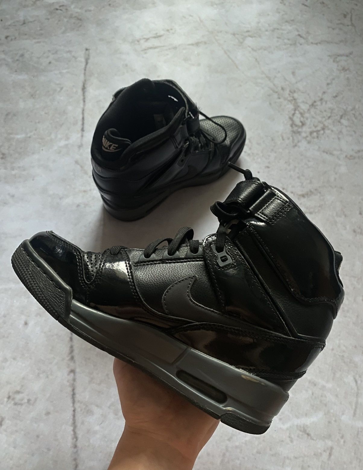 Nike × Vintage Nike Air Revolution Hi-Top Sneakers Y2k Isabel Marant style Size US 9 / IT 39 - 4 Thumbnail