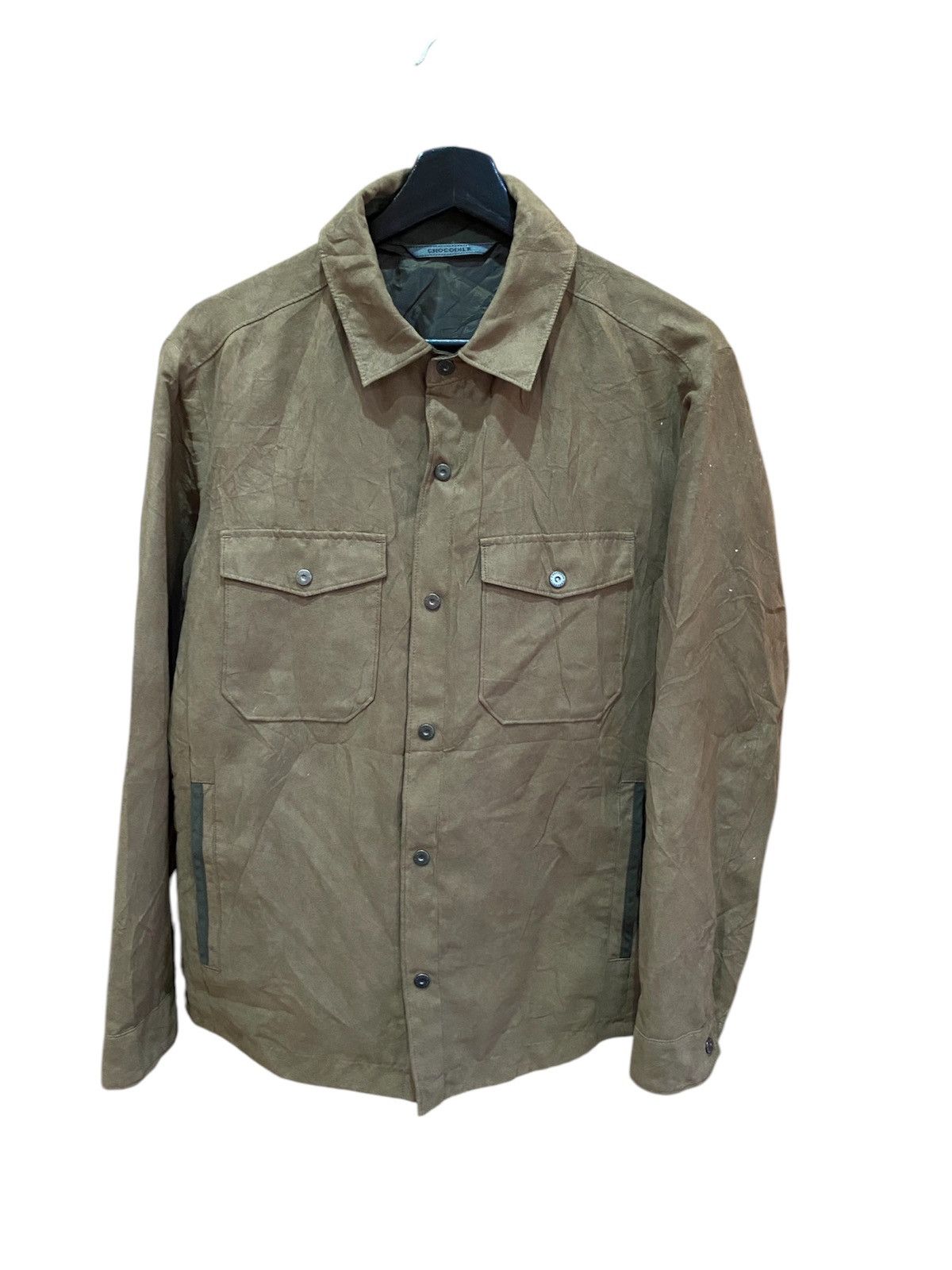 Other VINTAGE CROCODILLE SUEDE WORKER SHIRT Size US M / EU 48-50 / 2 - 1 Thumbnail