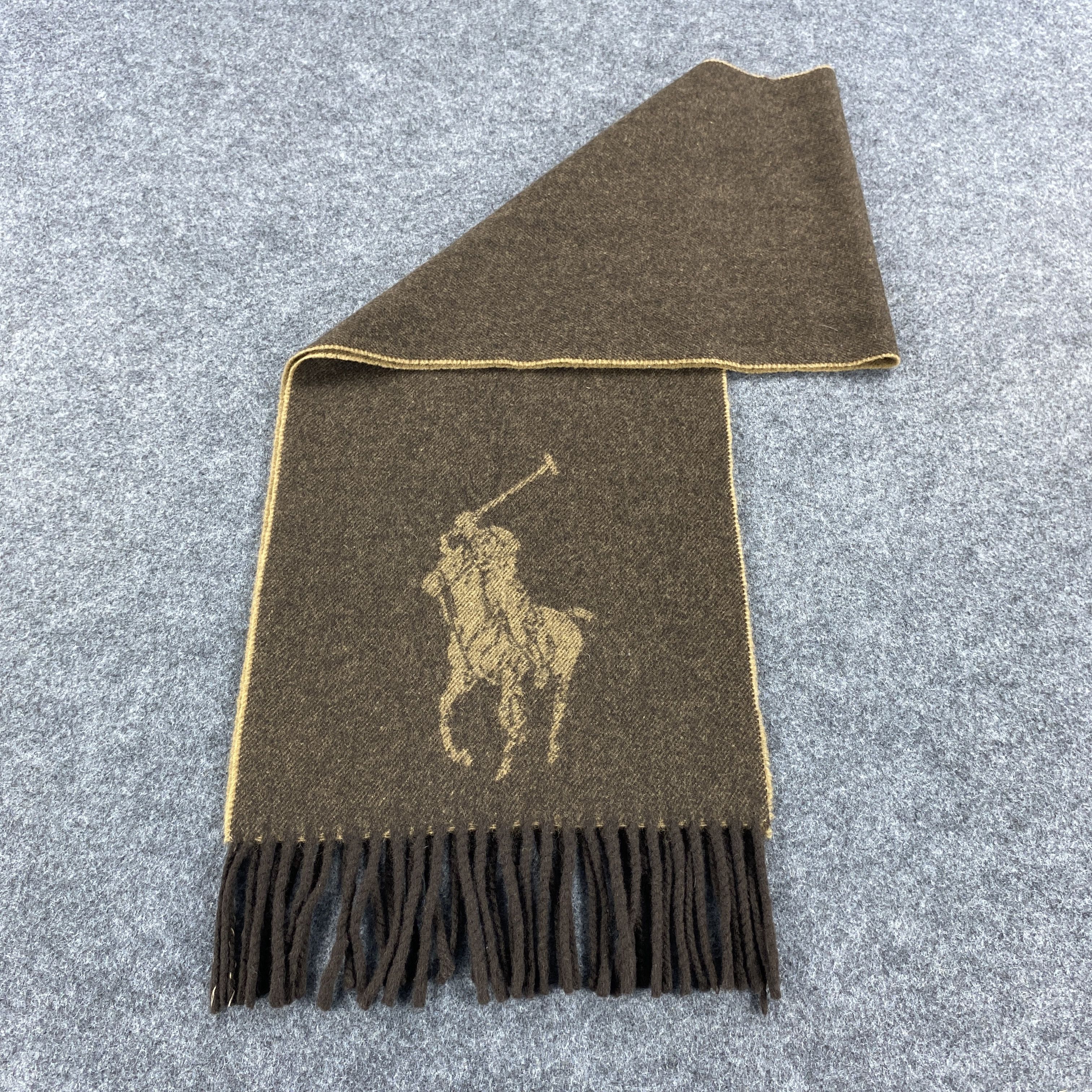 Polo Ralph Lauren × Vintage GF10639 Polo Ralph Lauren Scarf Neck Wear Muffler Nova Check Size ONE SIZE - 6 Thumbnail