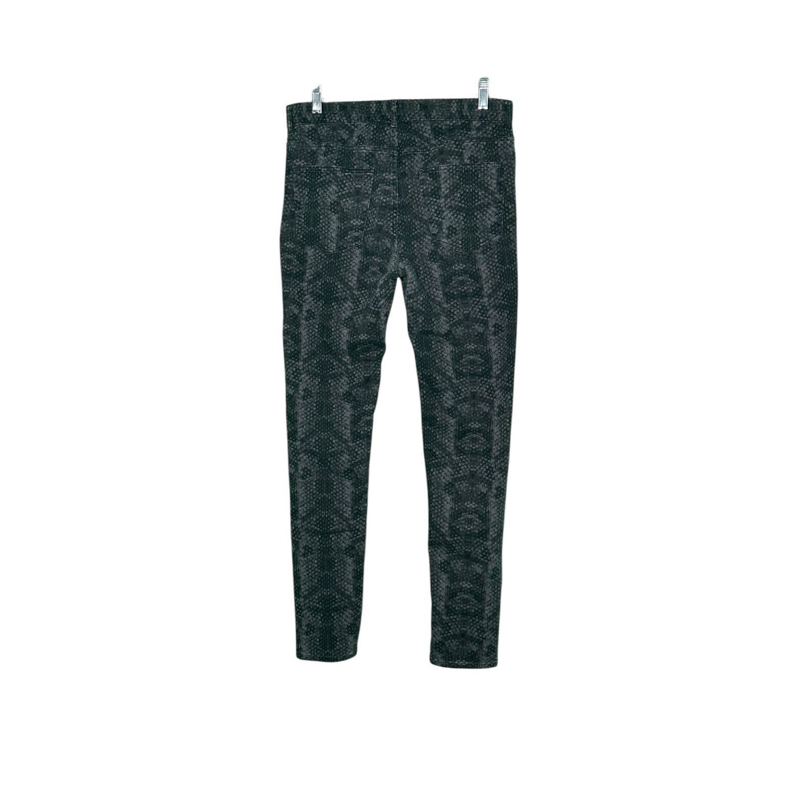 H&M H&M gray snake print skinny fit jeans size 31 Size 32" / US 10 / IT 46 - 25 Thumbnail