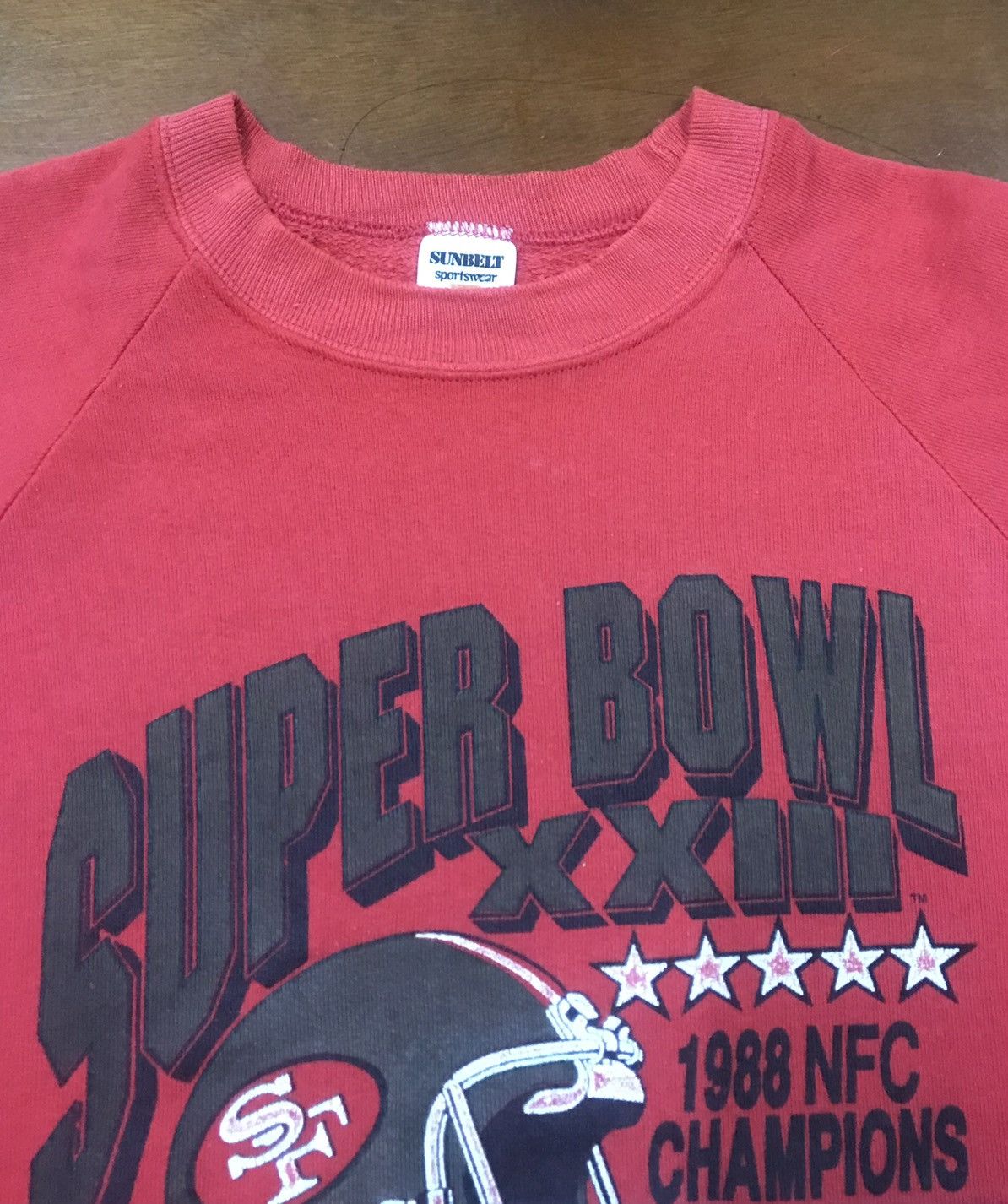 NFL Vintage Condition 49ers NFL Team Sweatshirt Size US M / EU 48-50 / 2 - 2 Thumbnail