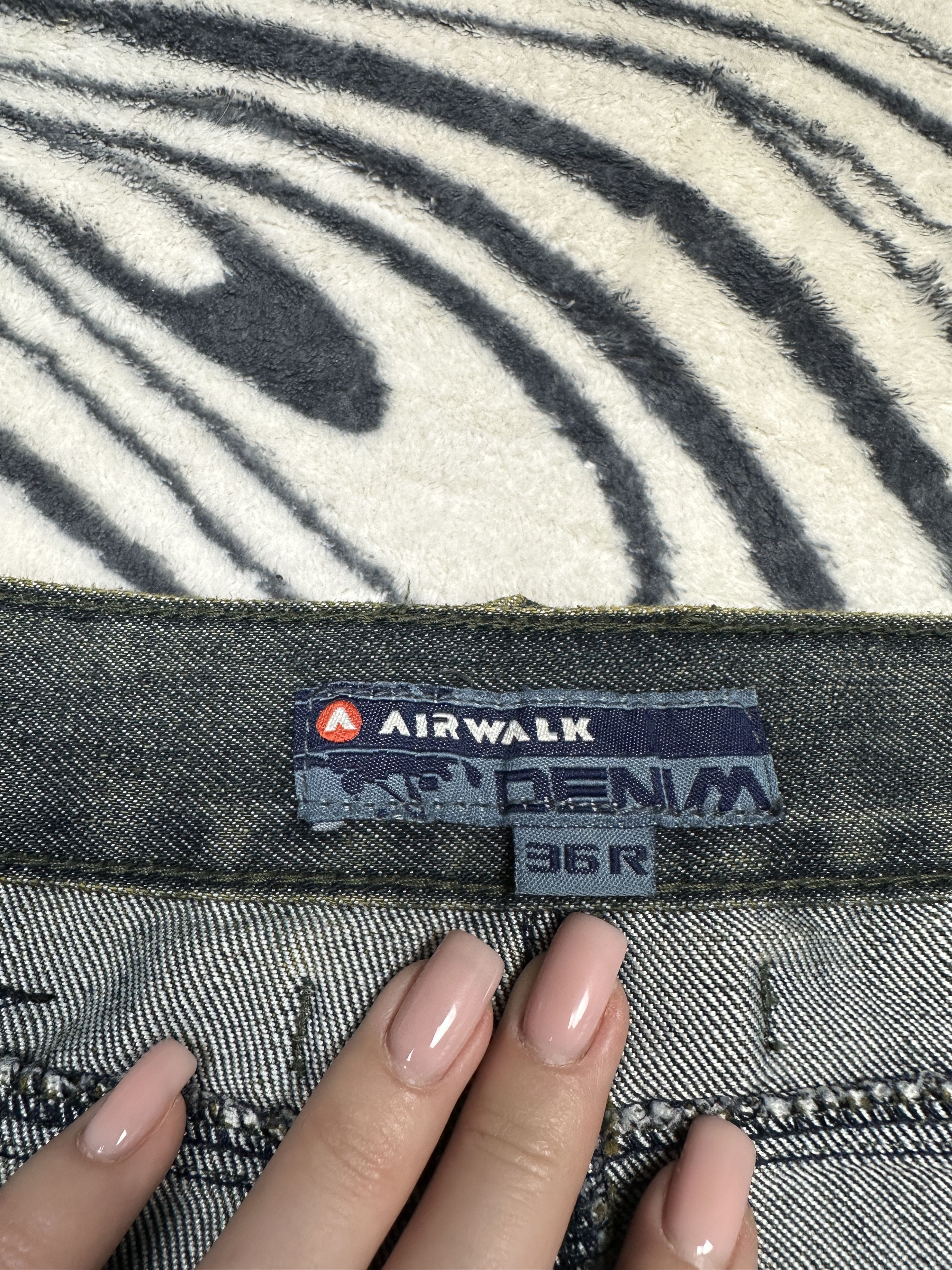 Airwalk Airwalk Vintage Mens Denim Cargo Baggy Pants Size US 36 / EU 52 - 5 Thumbnail