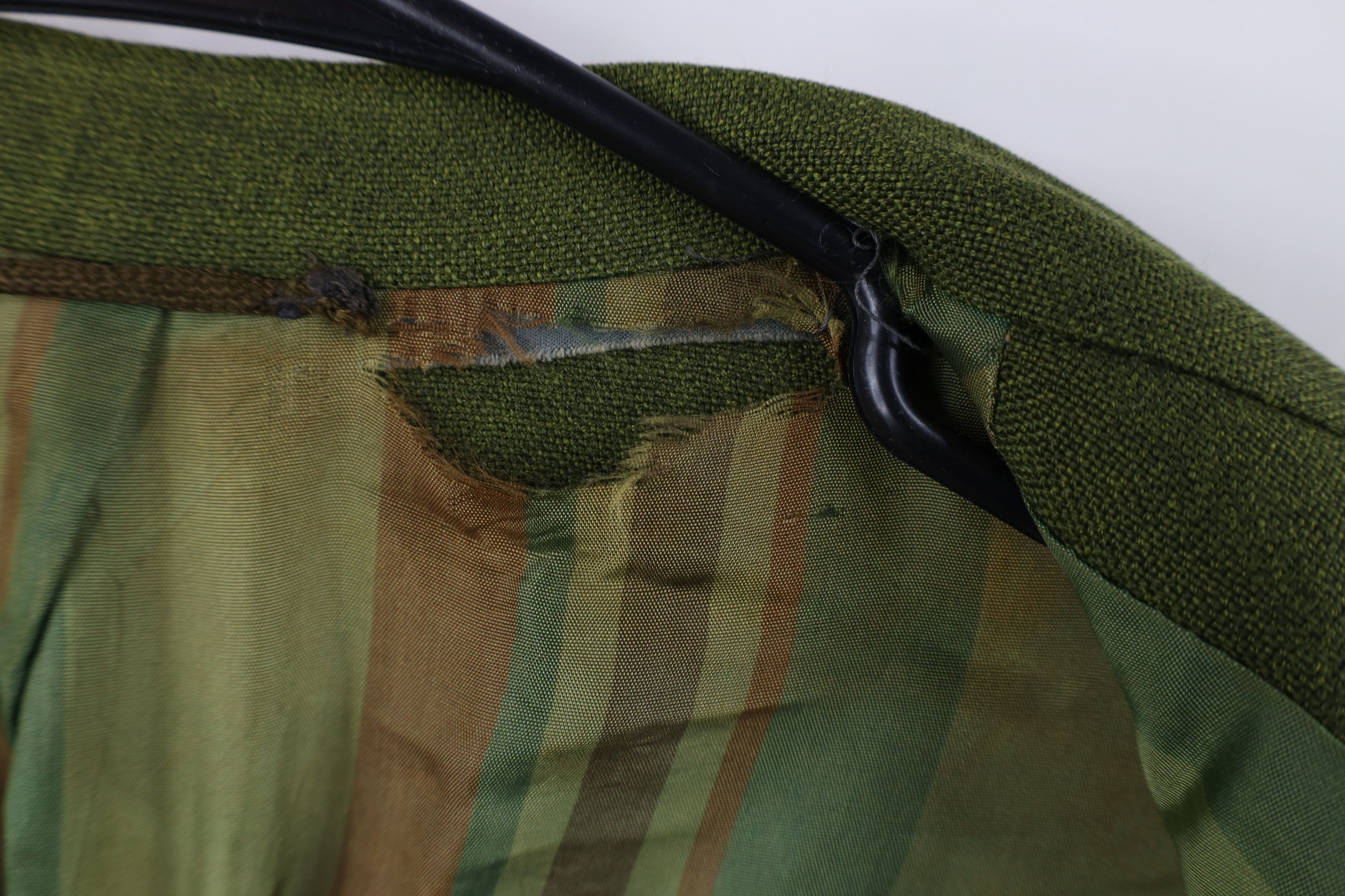 Vintage Vintage 50s 60s Macys Breasted Blazer Suit Jacket Green USA Size US XXL / EU 58 / 5 - 10 Thumbnail