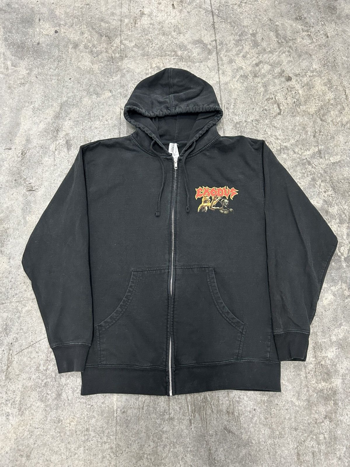 Vintage Vintage Y2K Exodus hoodie persona non grata Size US L / EU 52-54 / 3 - 2 Thumbnail