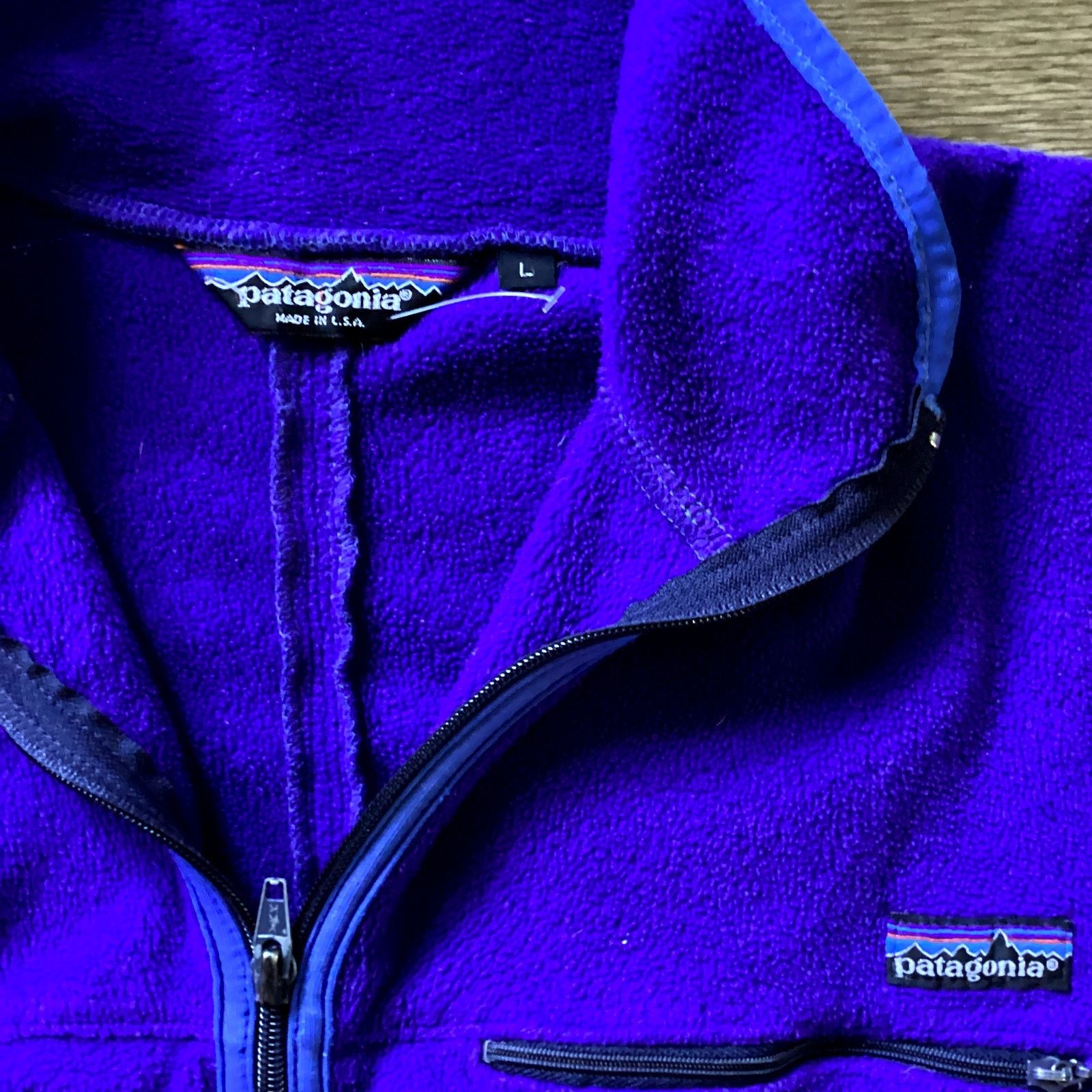 Patagonia Vintage Blue Fleece Patagonia Size US L / EU 52-54 / 3 - 3 Thumbnail