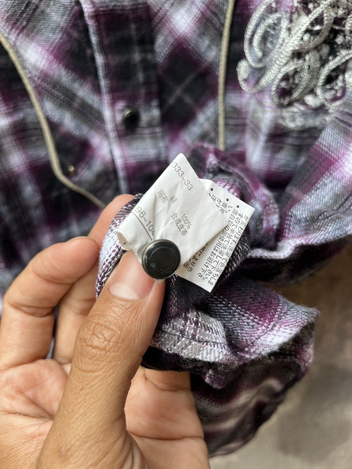 Japanese Brand Bernings Sho Plaid Embordered Logo Size US L / EU 52-54 / 3 - 9 Thumbnail