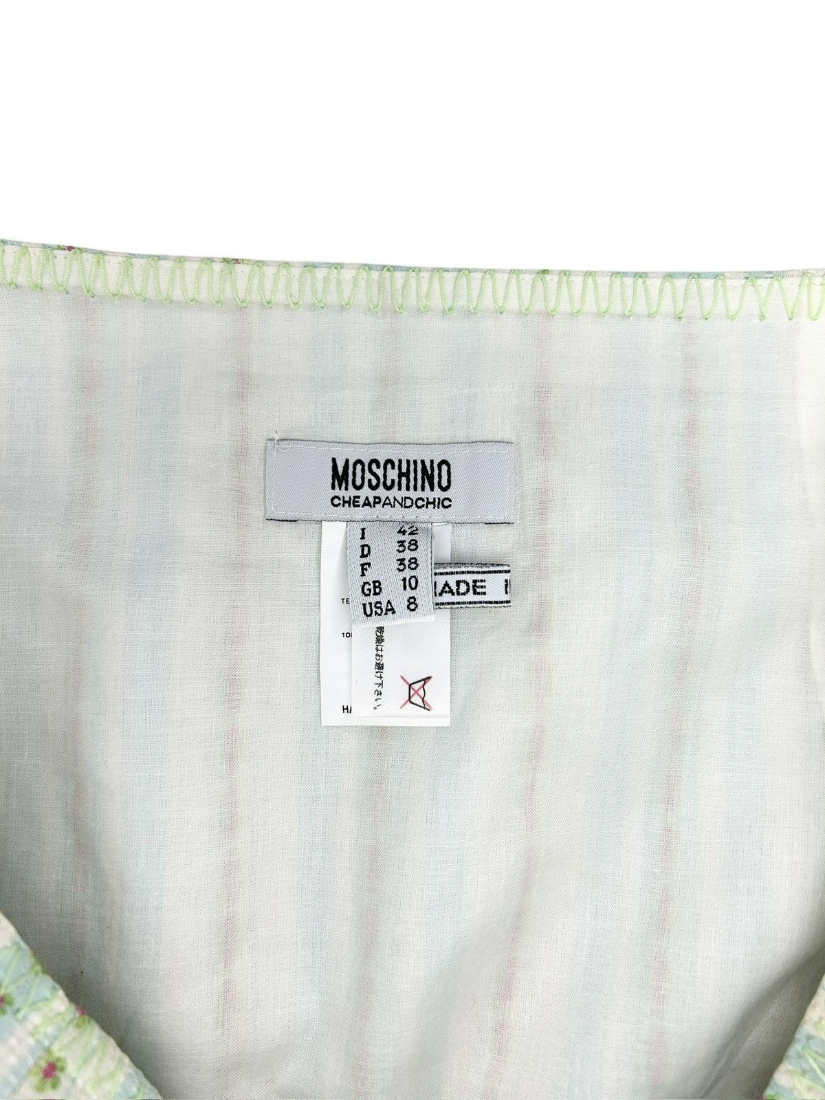 Moschino 00s Stripe Skirt Size 28" / US 6 / IT 42 - 3 Thumbnail