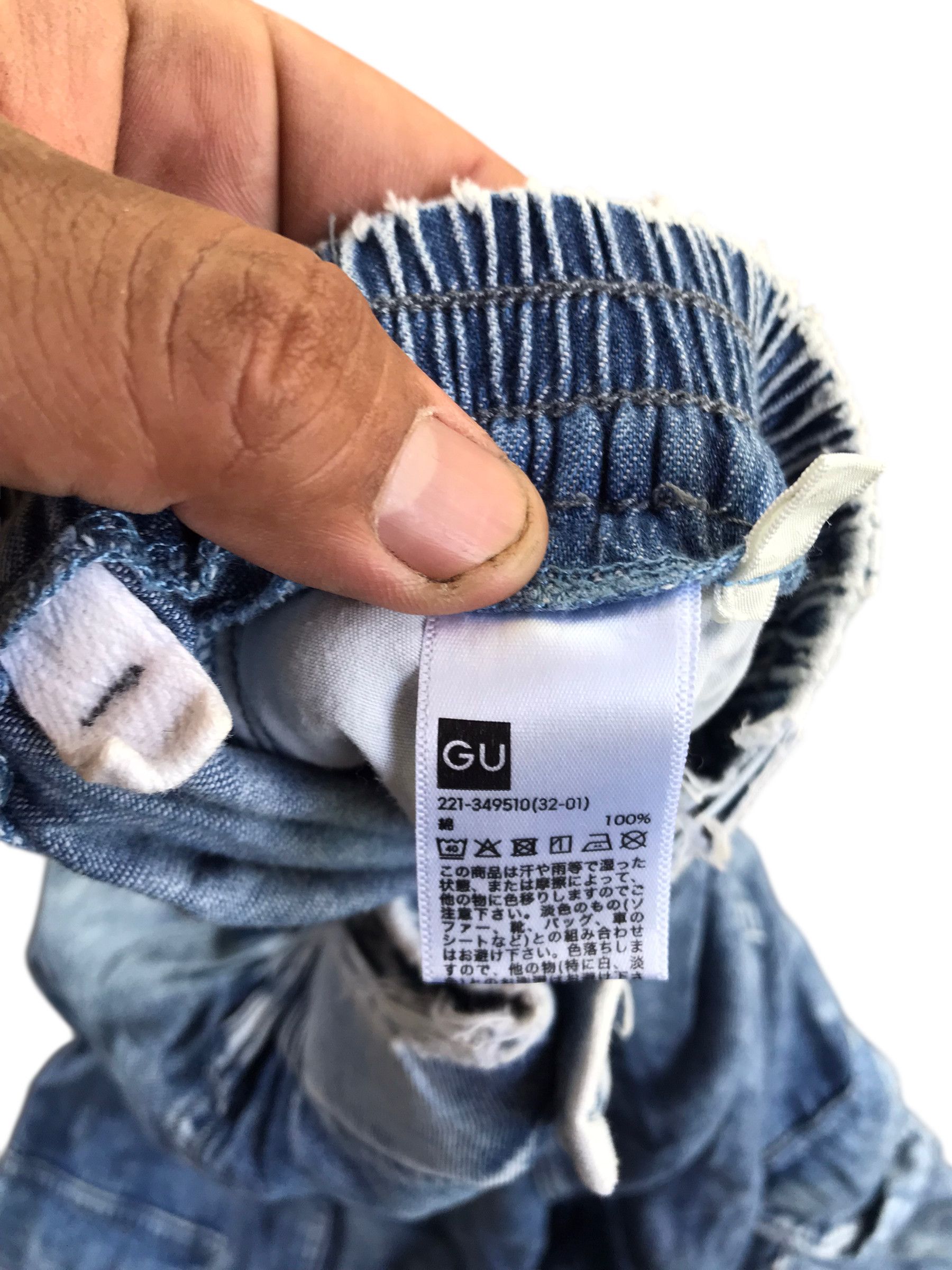 GU Flare Vintage GU Distressed Denim Pants-Size 28 Size US 28 / EU 44 - 7 Thumbnail
