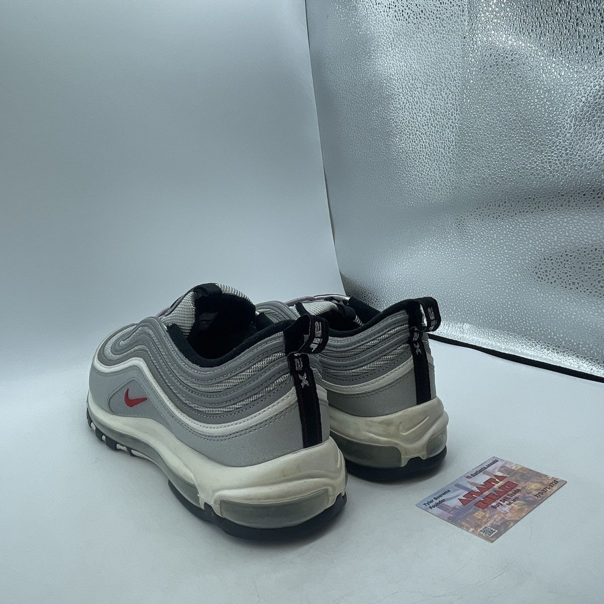 Nike Air max 97 silver bullet Size US 12 / EU 45 - 4 Thumbnail