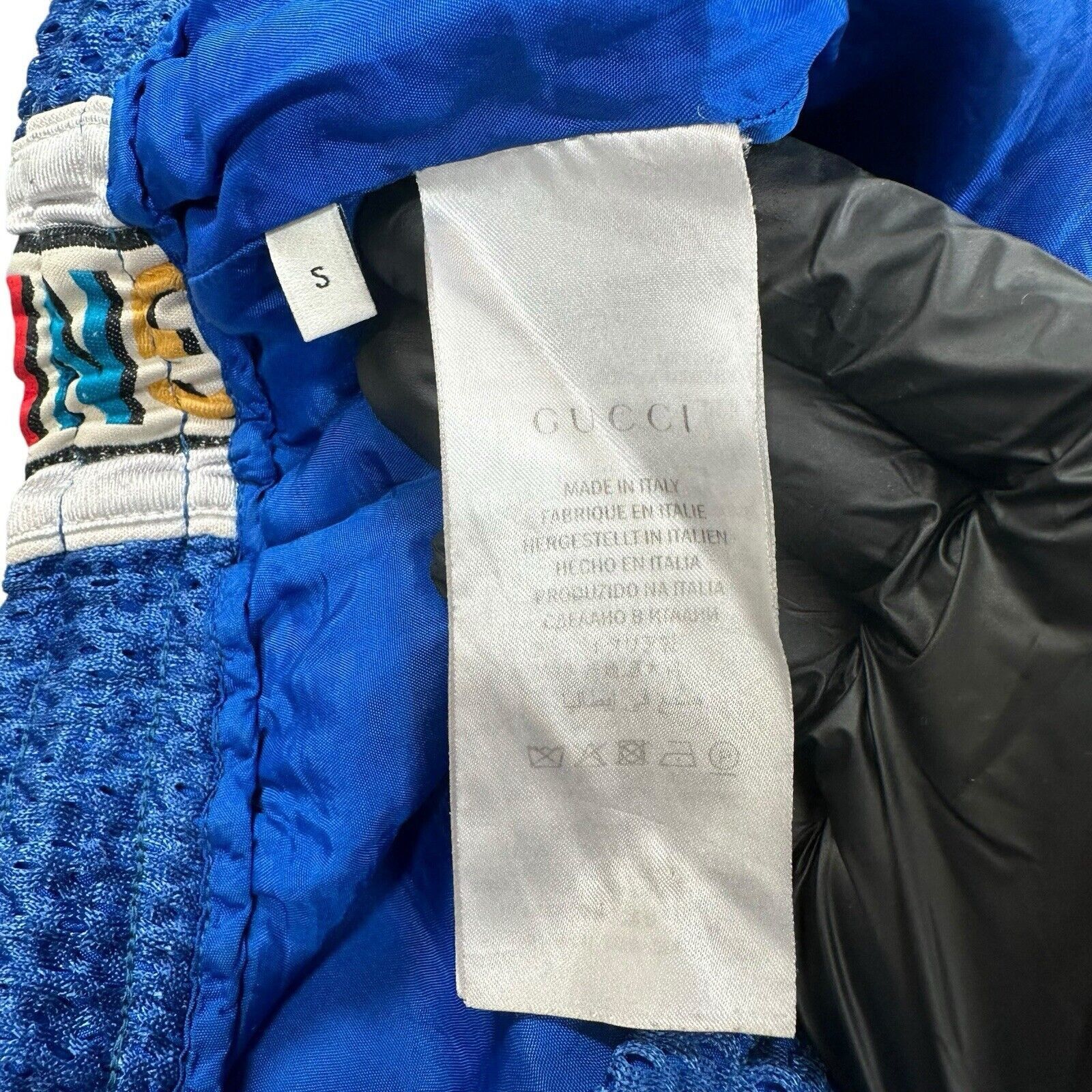 Gucci Gucci Size S Shorts Blue Taped Magnetismo Embroidered Size US 32 / EU 48 - 4 Thumbnail
