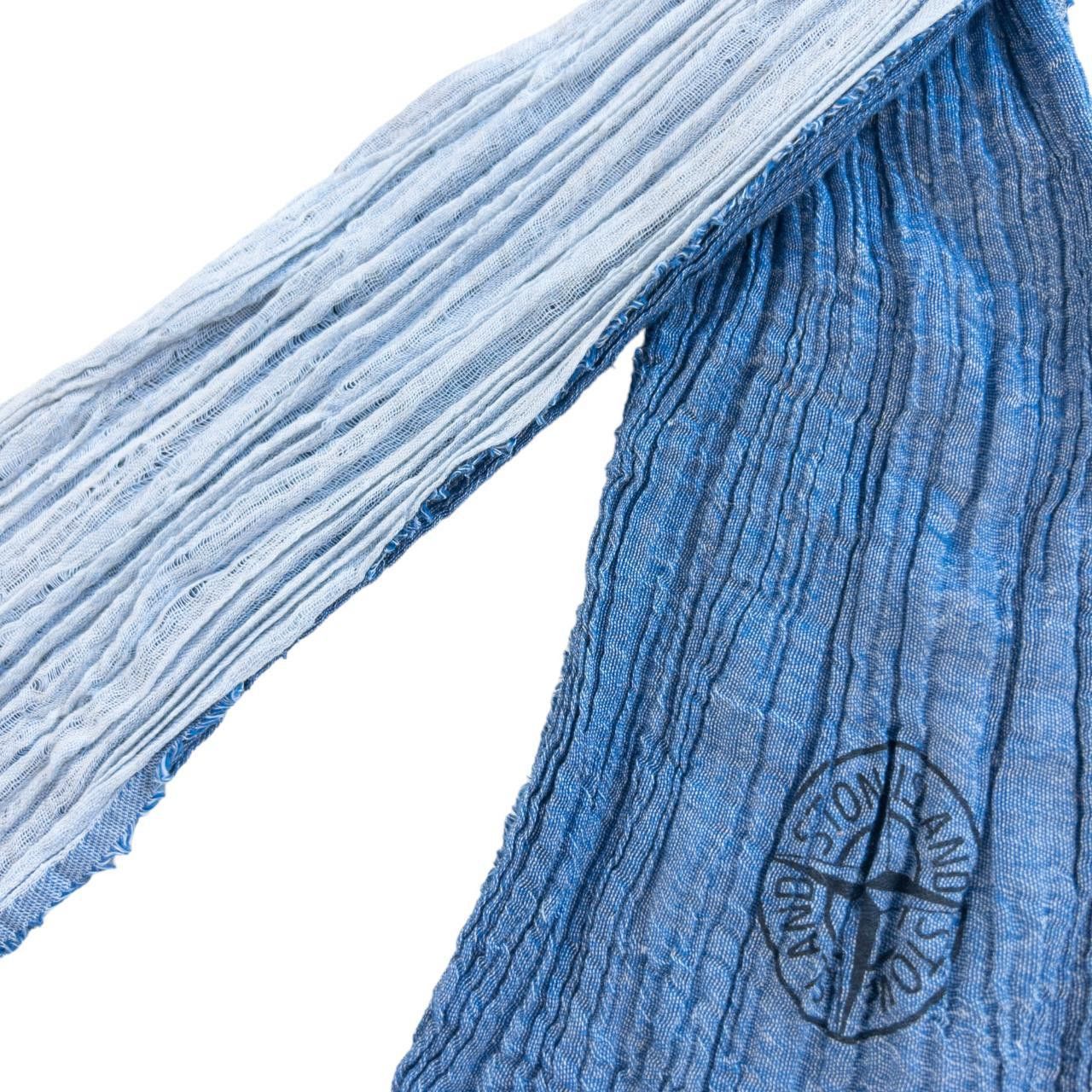Stone Island Vintage Stone Island Junior Wrinkle Pleated Scarf Size ONE SIZE - 4 Thumbnail