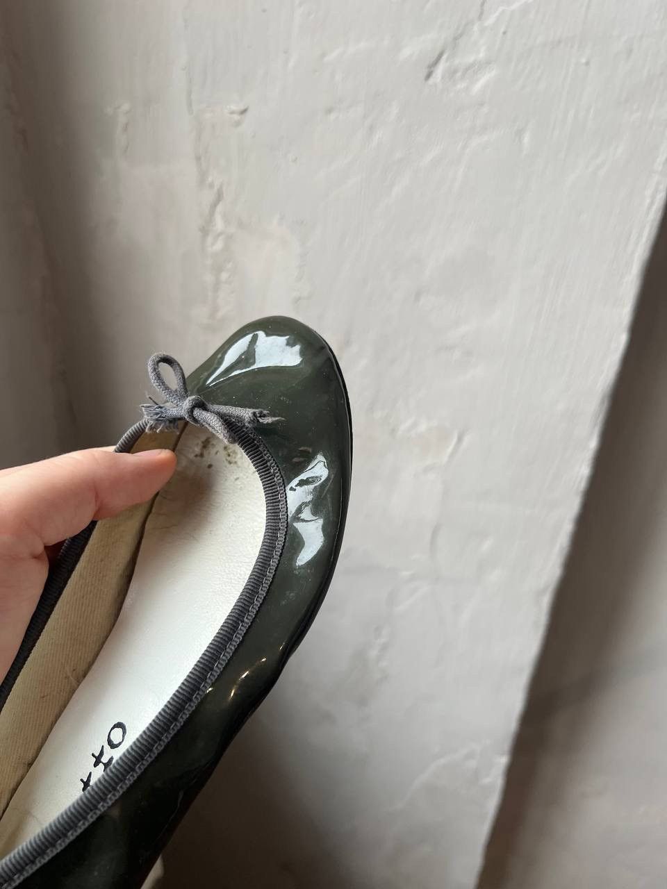 Repetto REPETTO PARIS GREEN GLANZ CAMILLE RUBBER BALLAT FLATS SZ 36 Size US 6 / IT 36 - 10 Thumbnail