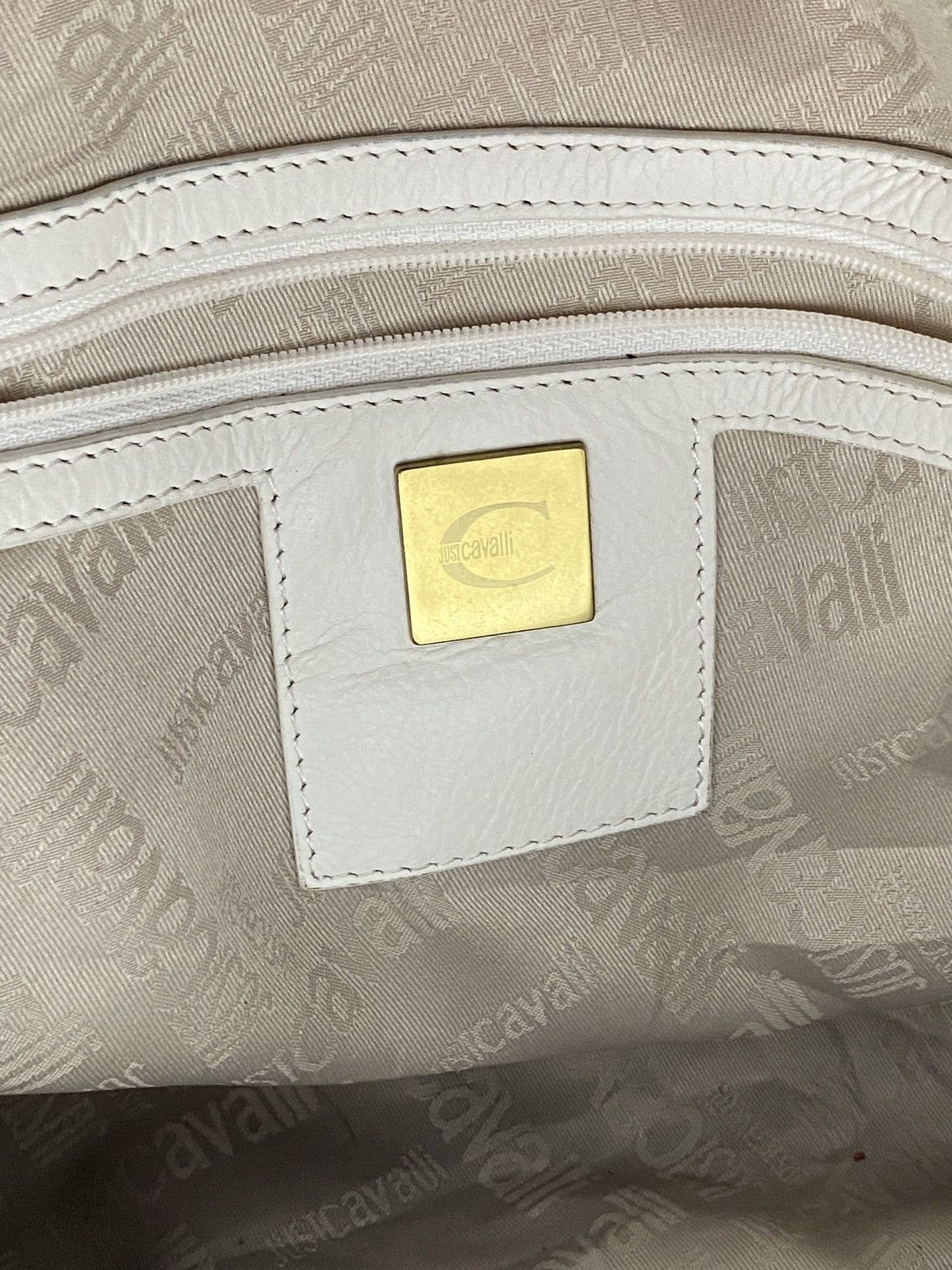 Just Cavalli 2000’s Just Cavalli Monogram Leather Hobo Bags Size ONE SIZE - 6 Thumbnail