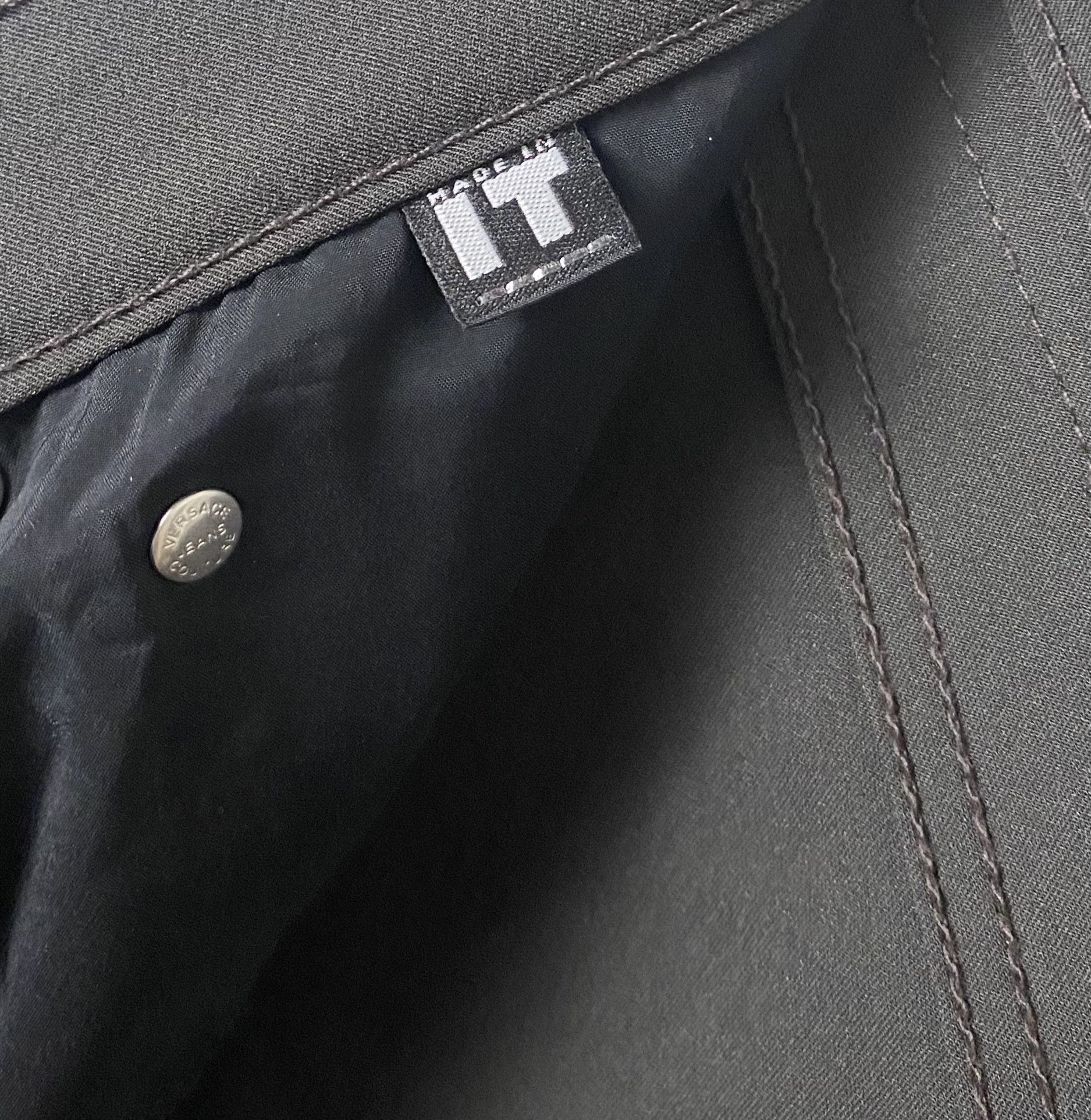 Versace Jeans Couture Vintage VERSACE Black Pants M495 Size US 31 - 12 Thumbnail