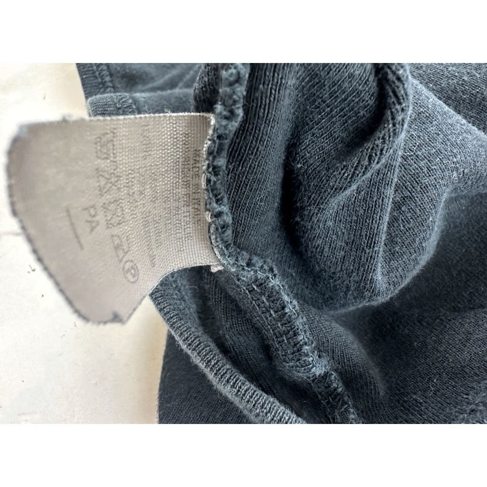 Brandy Melville Brandy Melville Shirt Womens One Size OS Black Button Front Made In Italy Size ONE SIZE - 4 Thumbnail