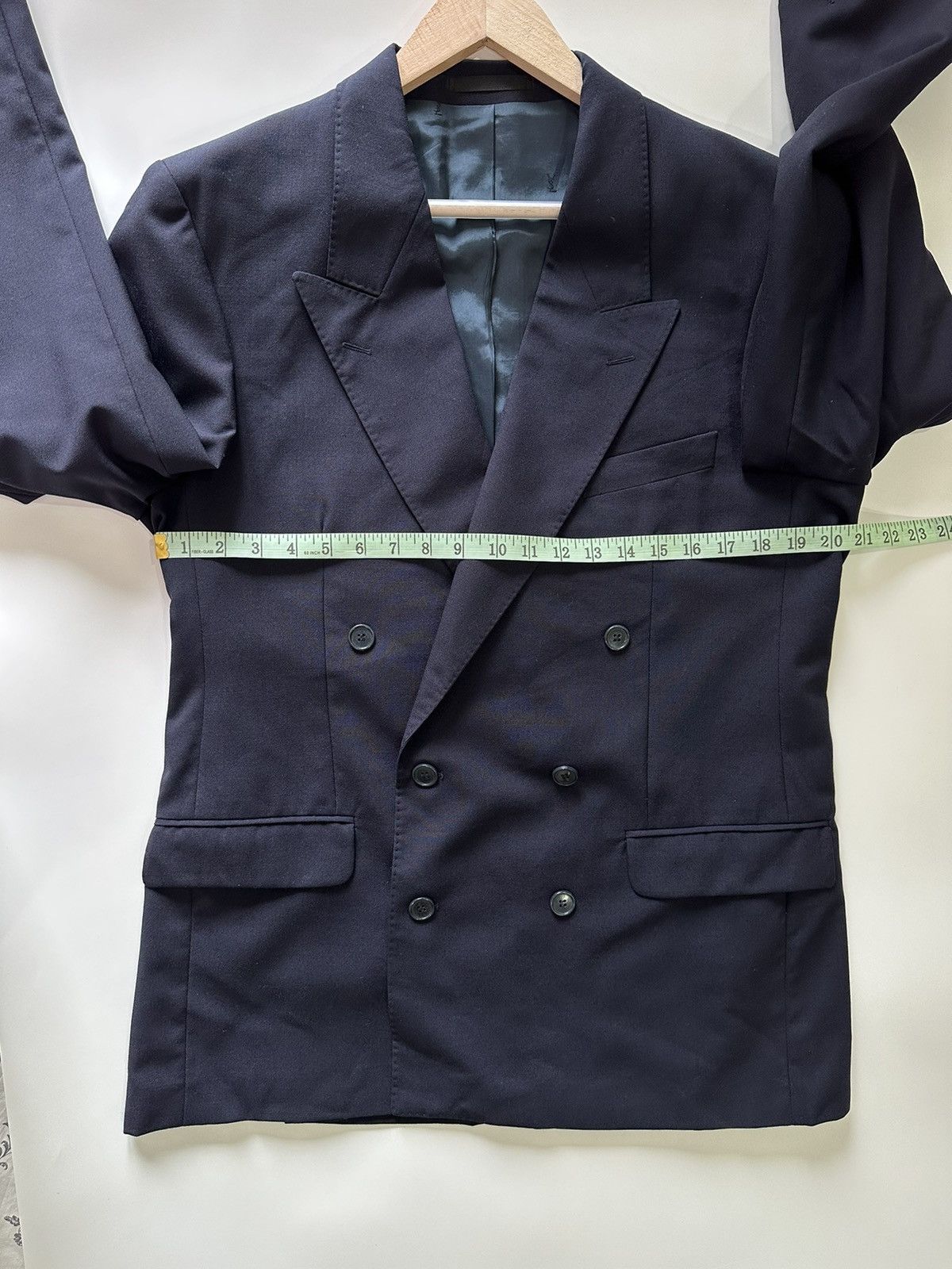 Yves Saint Laurent Yves Saint Laurent Blazer Double Breasted Size 48R - 11 Thumbnail
