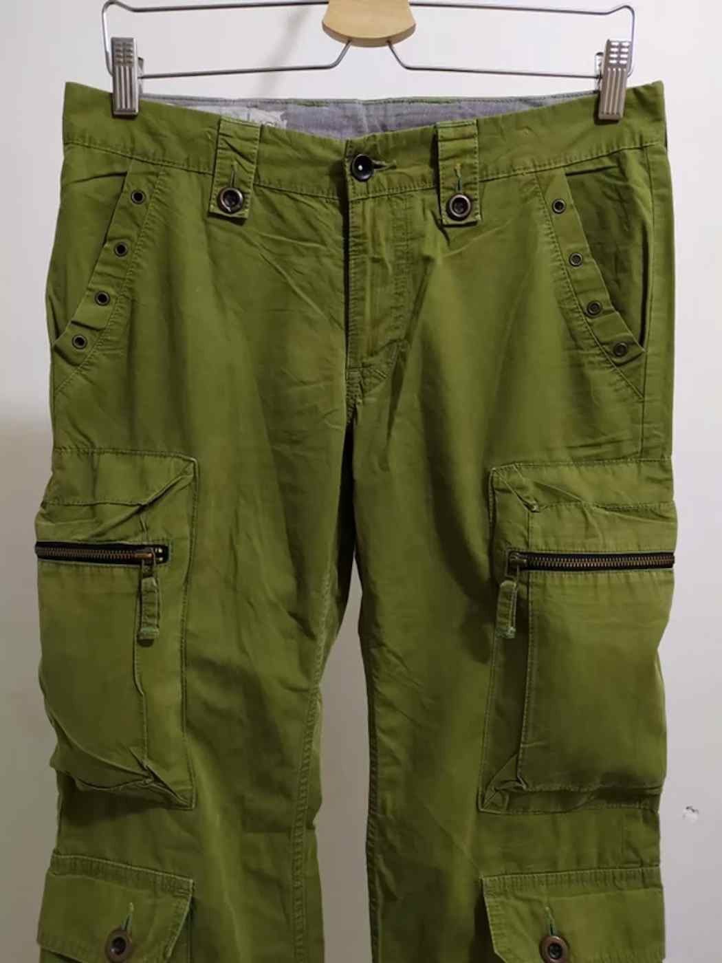 Other Surplus green Cargo Multipocket Tactical Parachute Pants Size US 30 / EU 46 - 2 Thumbnail
