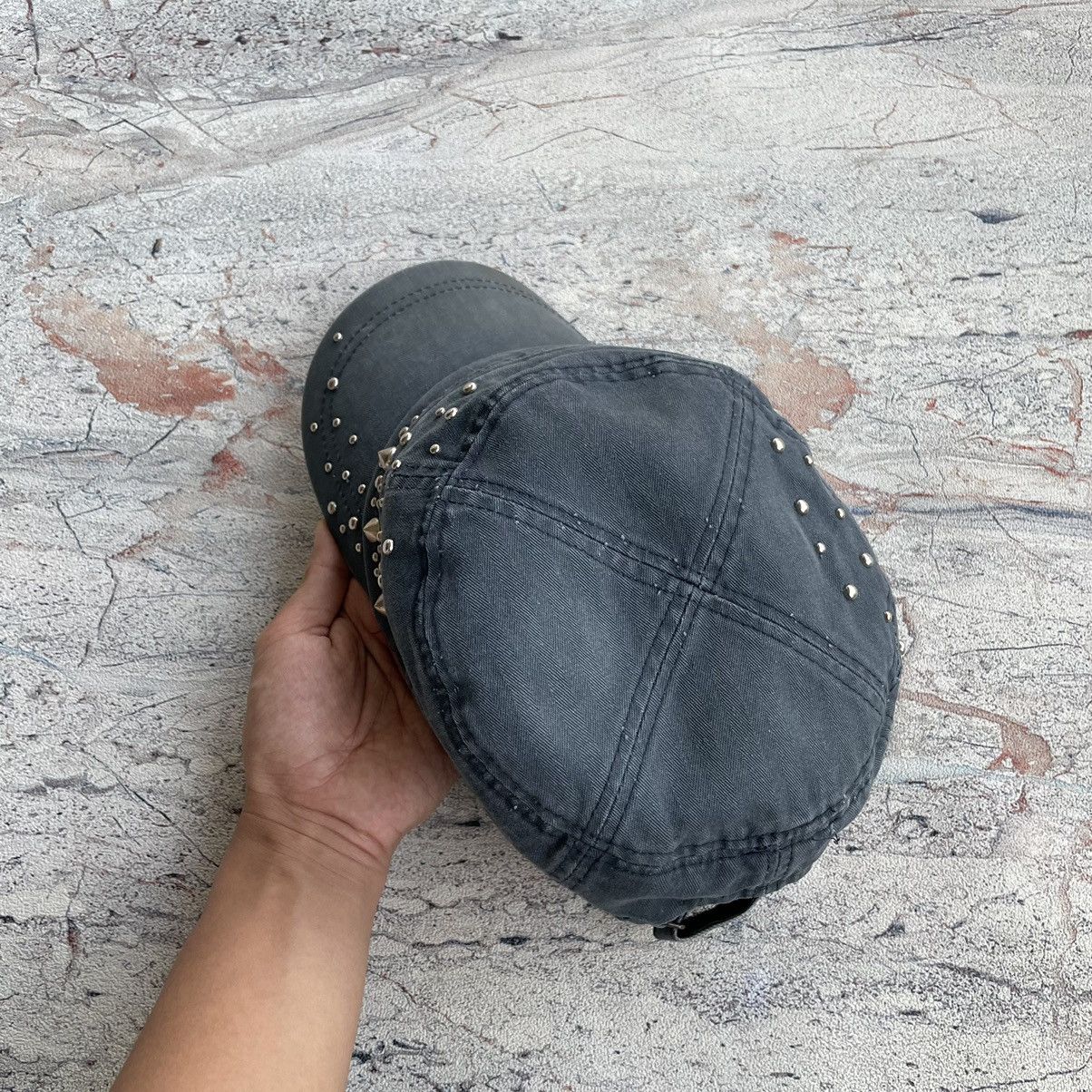 Japanese Brand Vintage Studded Faded Commando Hat Size ONE SIZE - 6 Thumbnail