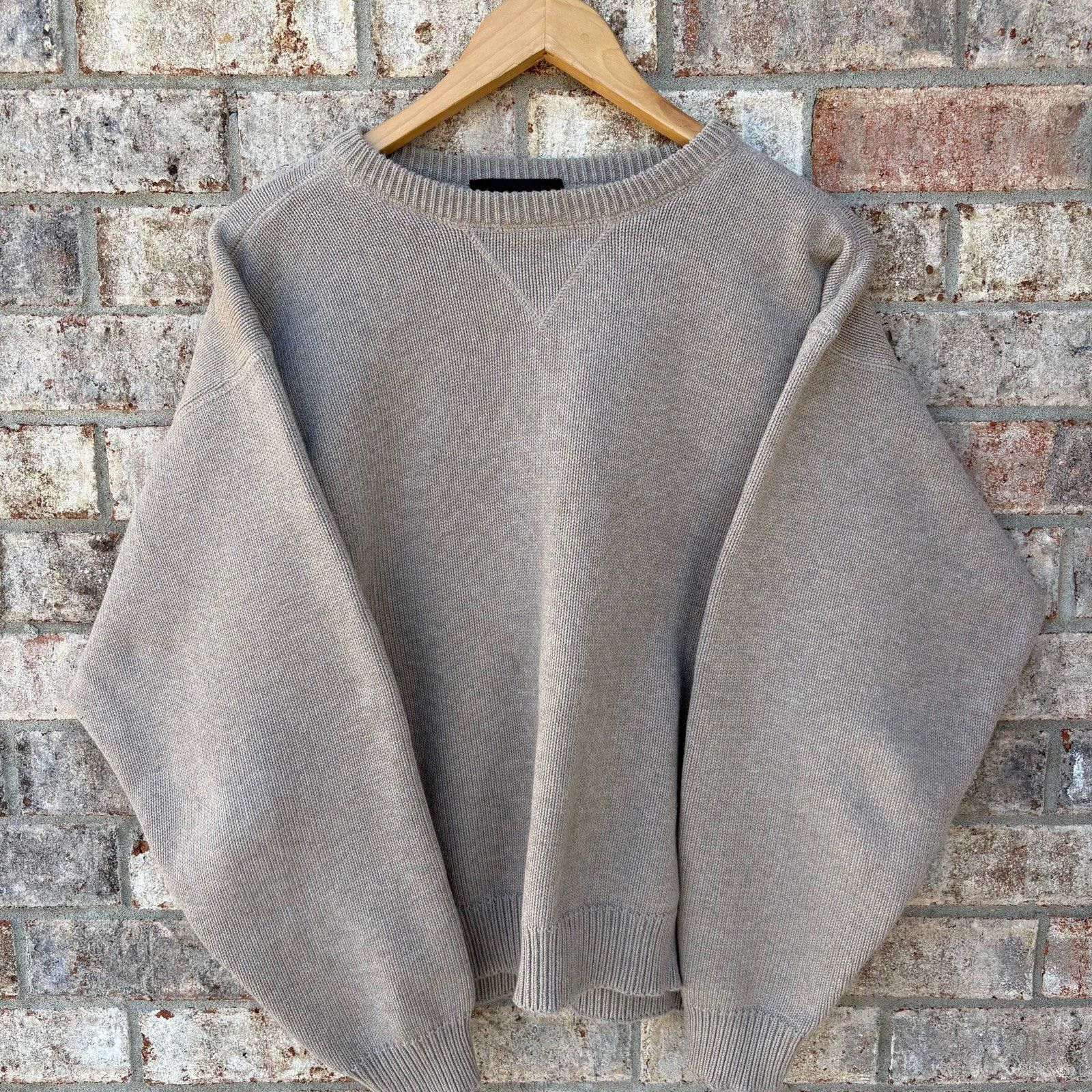 Croft & Barrow Vintage Light brown Knit sweater Size US XL / EU 56 / 4 - 9 Thumbnail