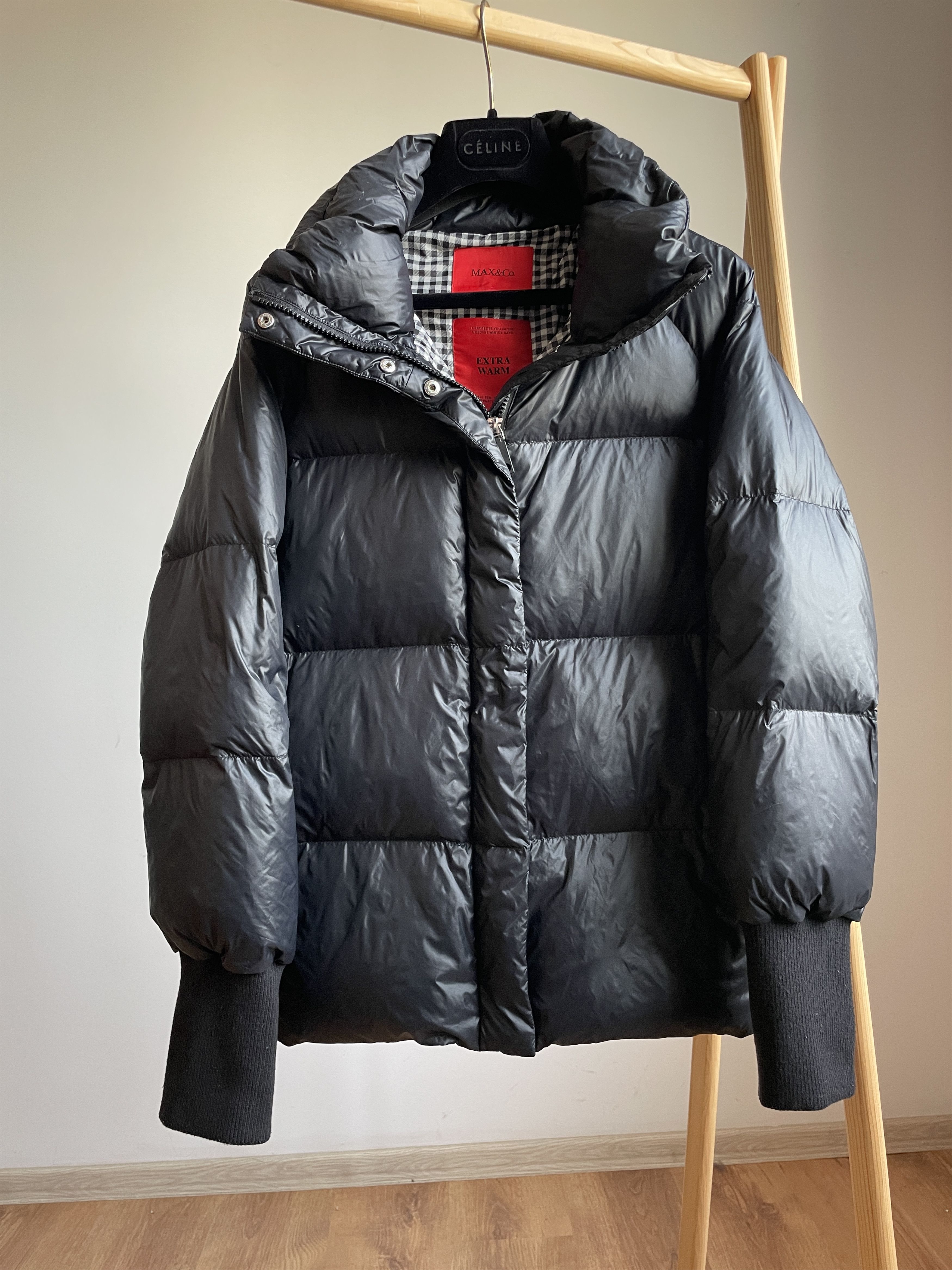MAX&Co. Max&Co Max Mara Womens Extra Warm Dark Navy Puffer Jacket Size M / US 6-8 / IT 42-44 - 1 Thumbnail