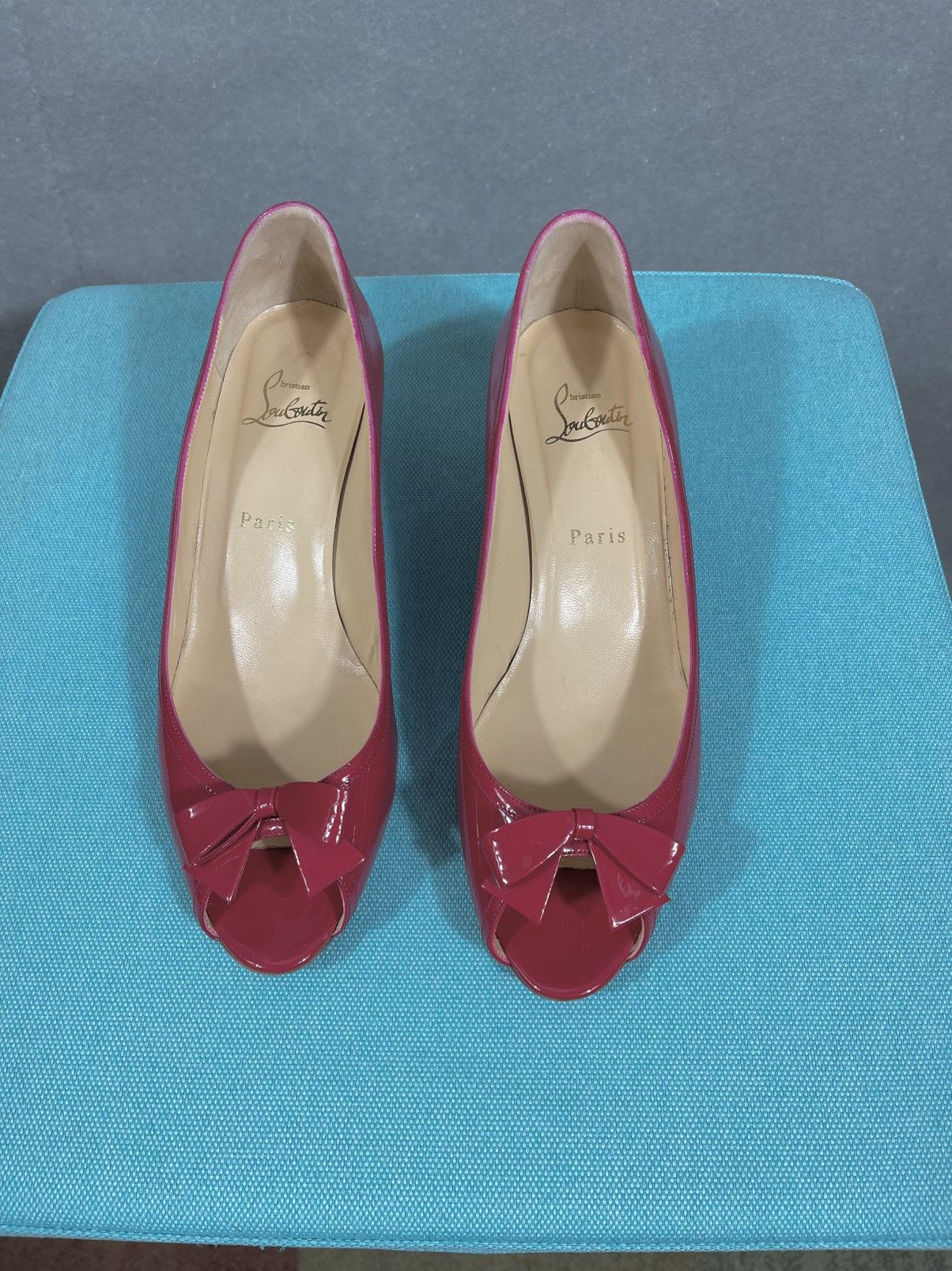 Christian Louboutin Christian Louboutin Milady pink heel 39.5 - fits like a 39 Size US 8.5 / IT 38.5 - 2 Thumbnail