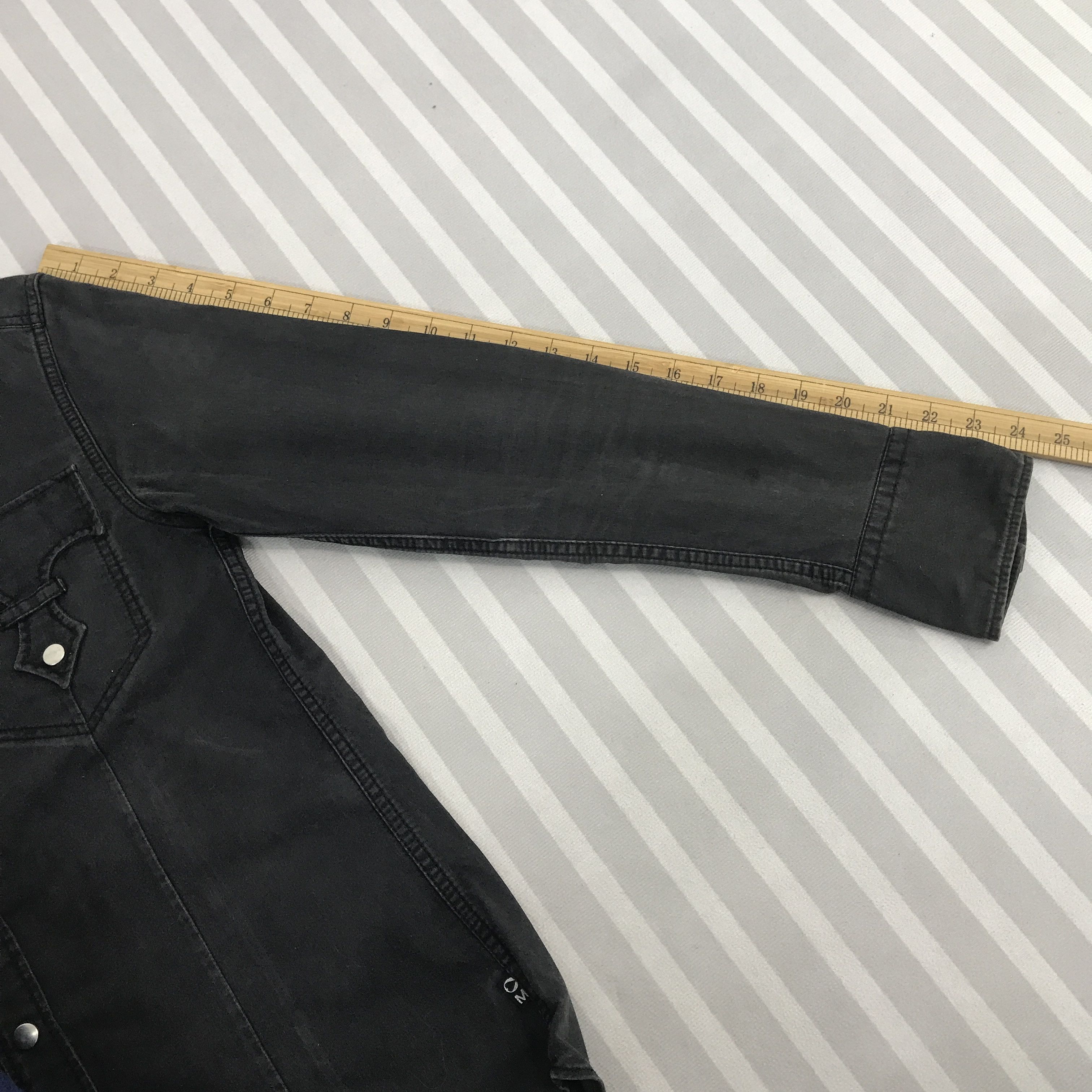 Japanese Brand × Morgan Homme × Vintage Vintage Morgan Homme Black punk Snap Button Shirt Size US M / EU 48-50 / 2 - 6 Thumbnail