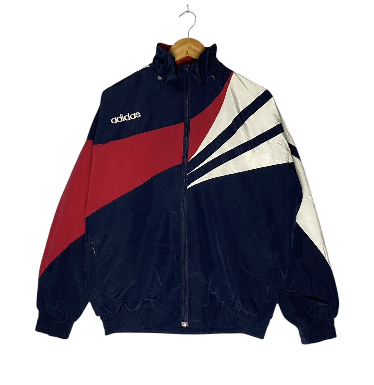 Adidas Vintage 90s Adidas Tracktop Jacket Size US S / EU 44-46 / 1 - 1 Thumbnail