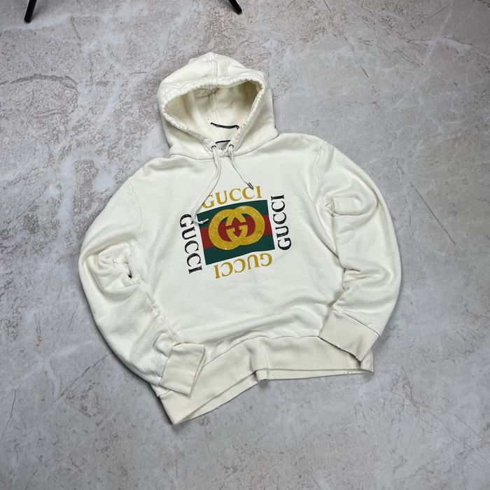 Gucci box logo on sale hoodie