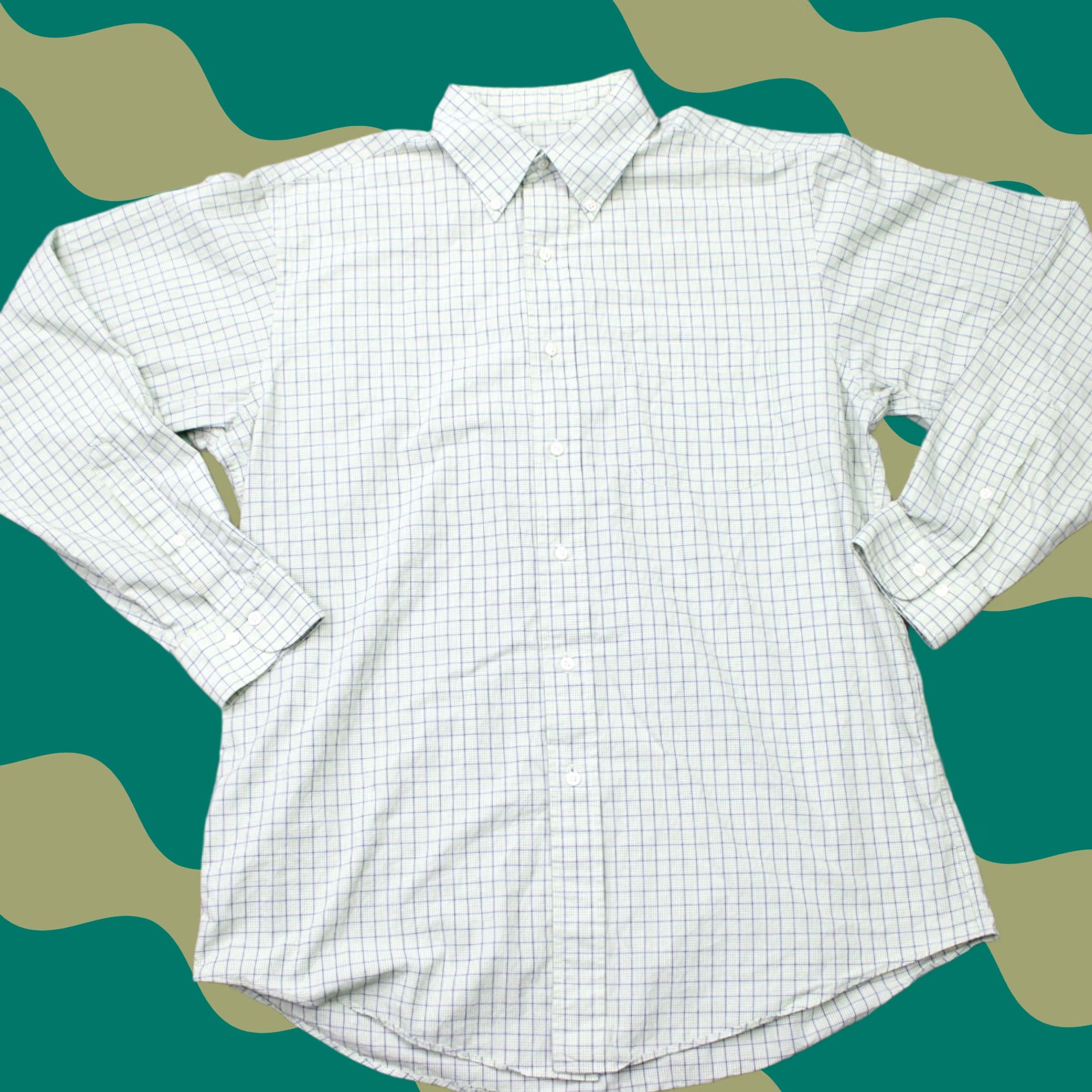 Brooks Brothers Brooks Brothers 346 Shirt Mens 16, 34/35 Green 100% Cotton Long Sleeve Button Down Collar, Regular Fit, Plaid, Dress Shirt, Club, Preppy Mens Shirt Size US L / EU 52-54 / 3 - 1 Thumbnail