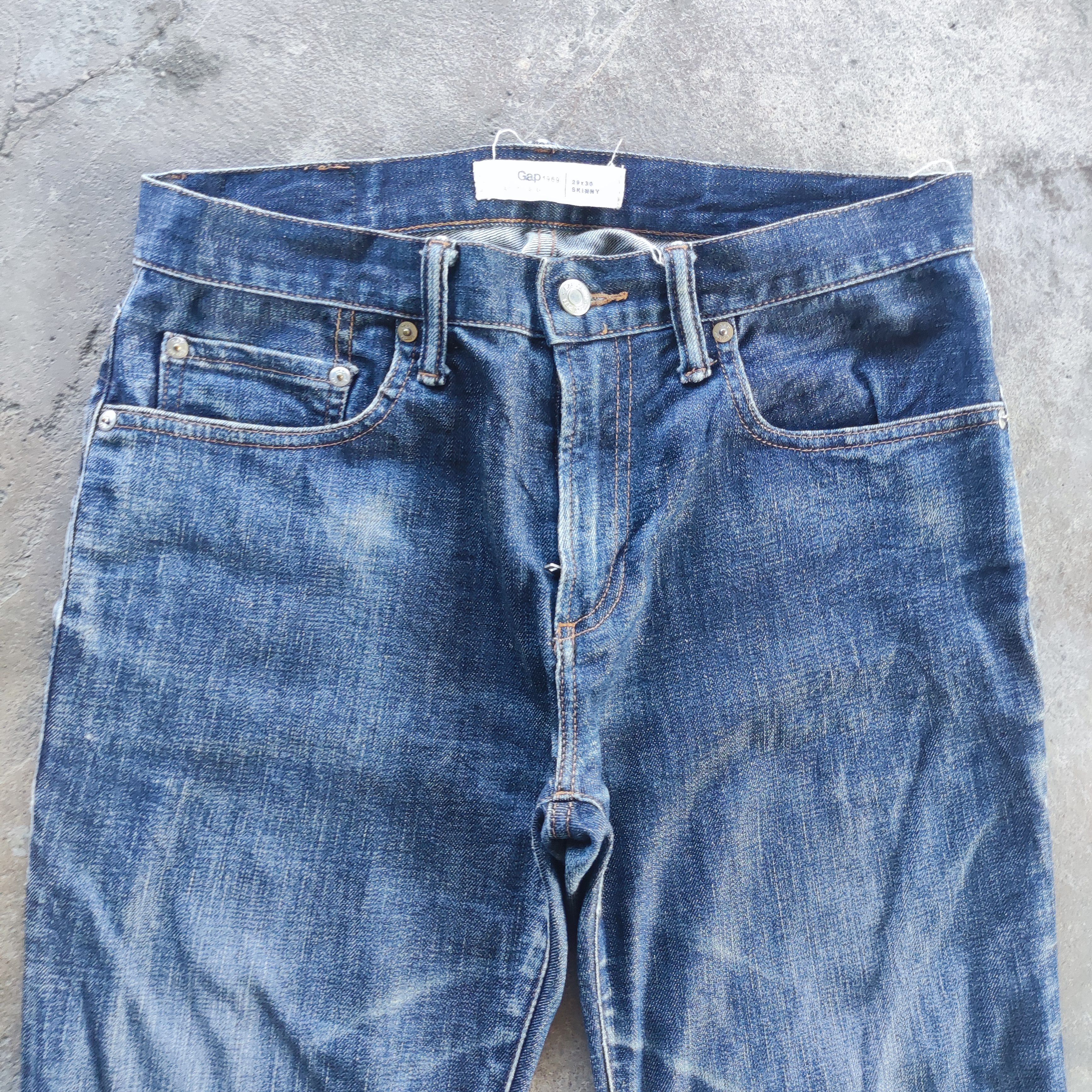 Gap Vintage GAP Brand Skinny Jeans Ripped Pants Size US 31 - 3 Thumbnail