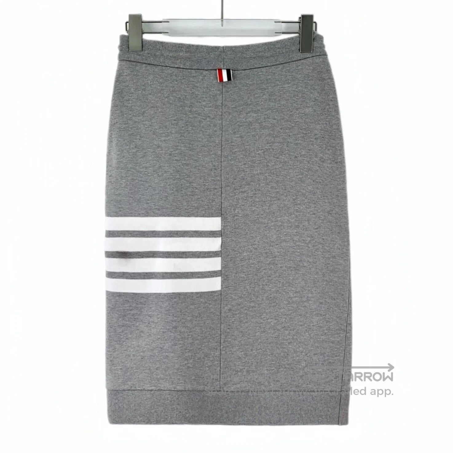 Thom Browne Thom Browne size L Gray classic four-stripe cotton drawstr Size 39" - 2 Thumbnail